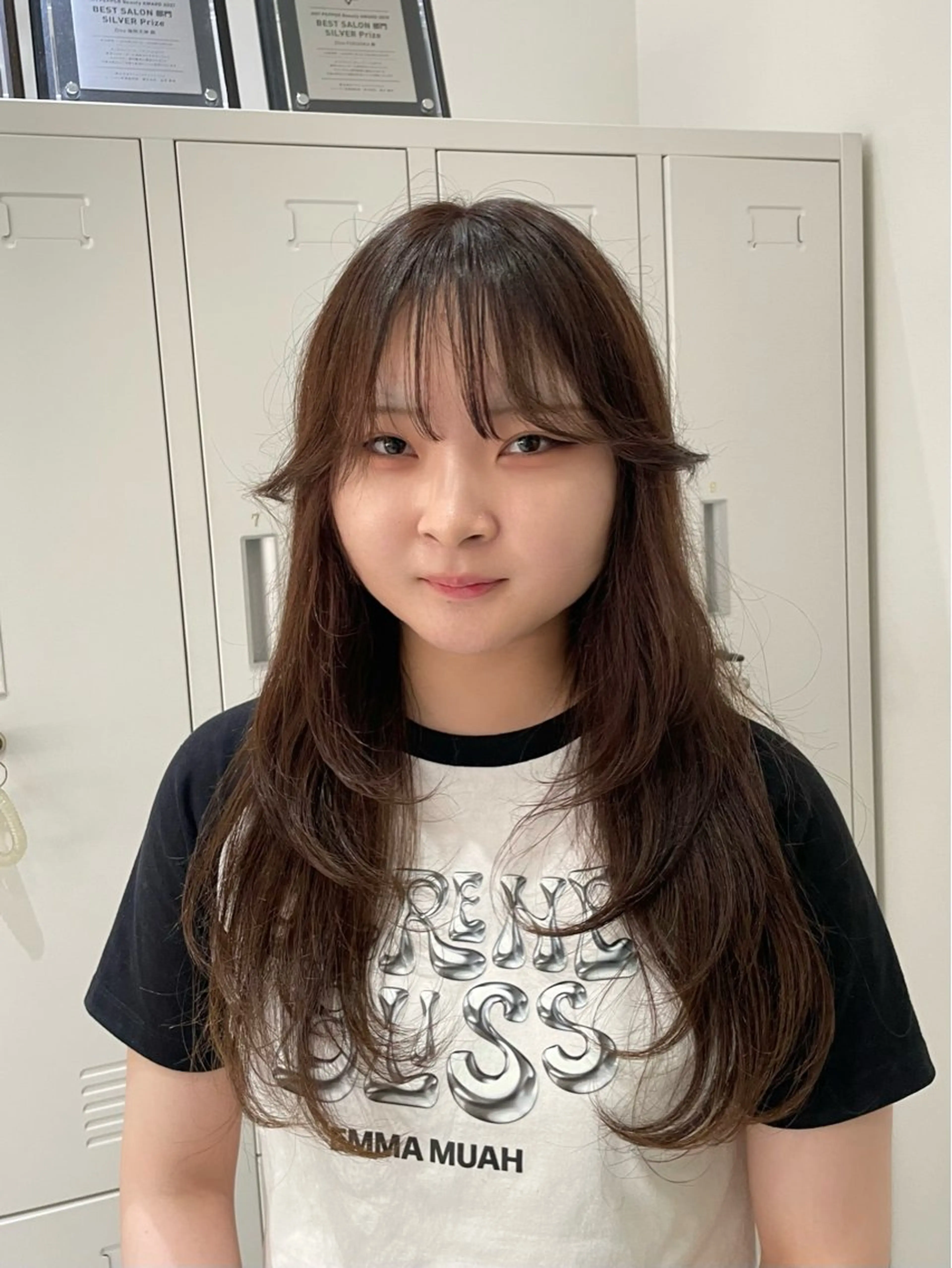 ロング カラー Zina 福岡天神所属・フェイスレイヤー/ 小顔/髪質改善　関のヘアスタイル