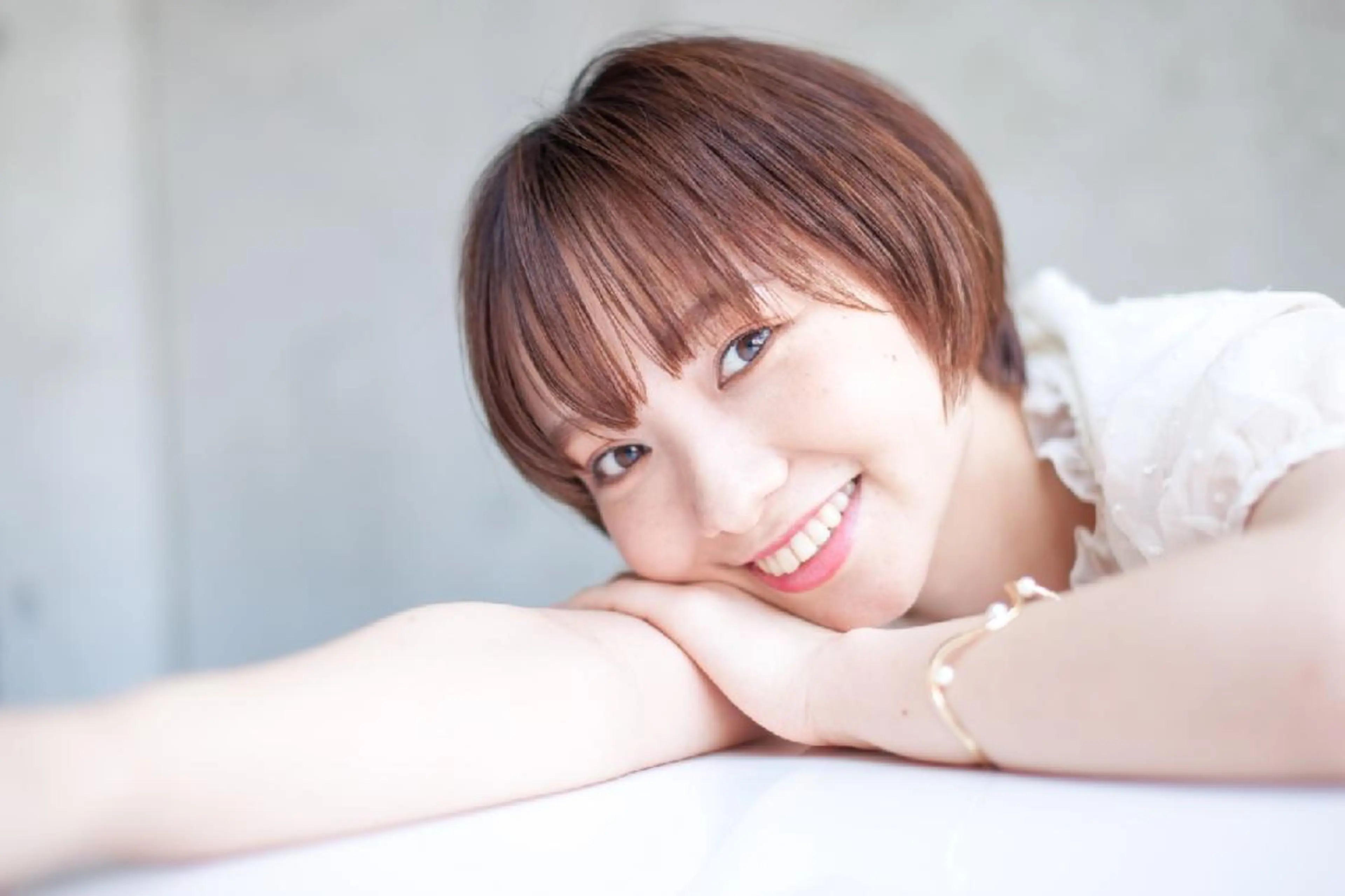 ショート カット 縮毛矯正 村岡【店長】 【骨格矯正ショート】のヘアスタイル