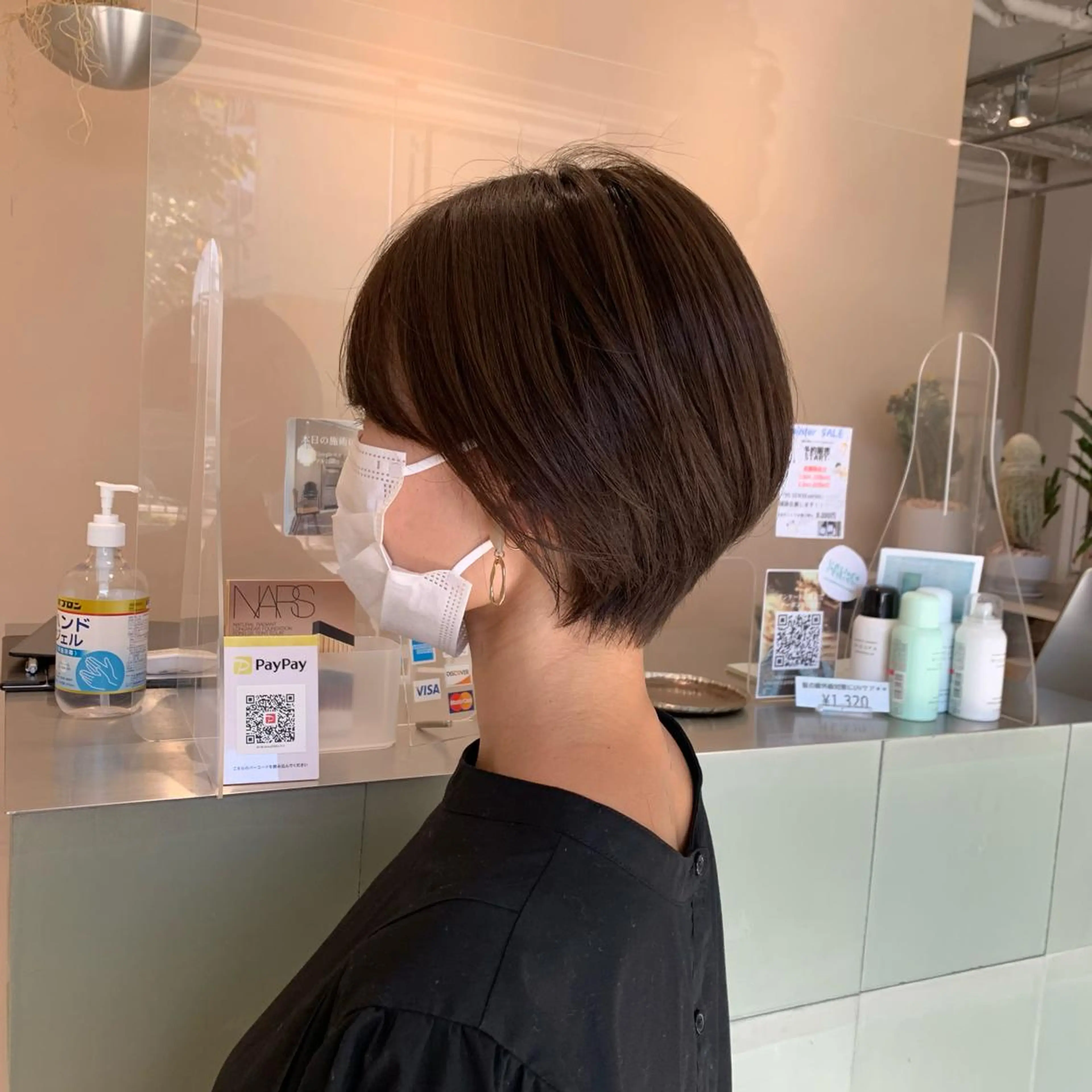 ショート GO TODAY  SHAIR SALON 梅田NU茶屋町店所属・田中成美/レイヤー カット/透明感カラーのヘアスタイル