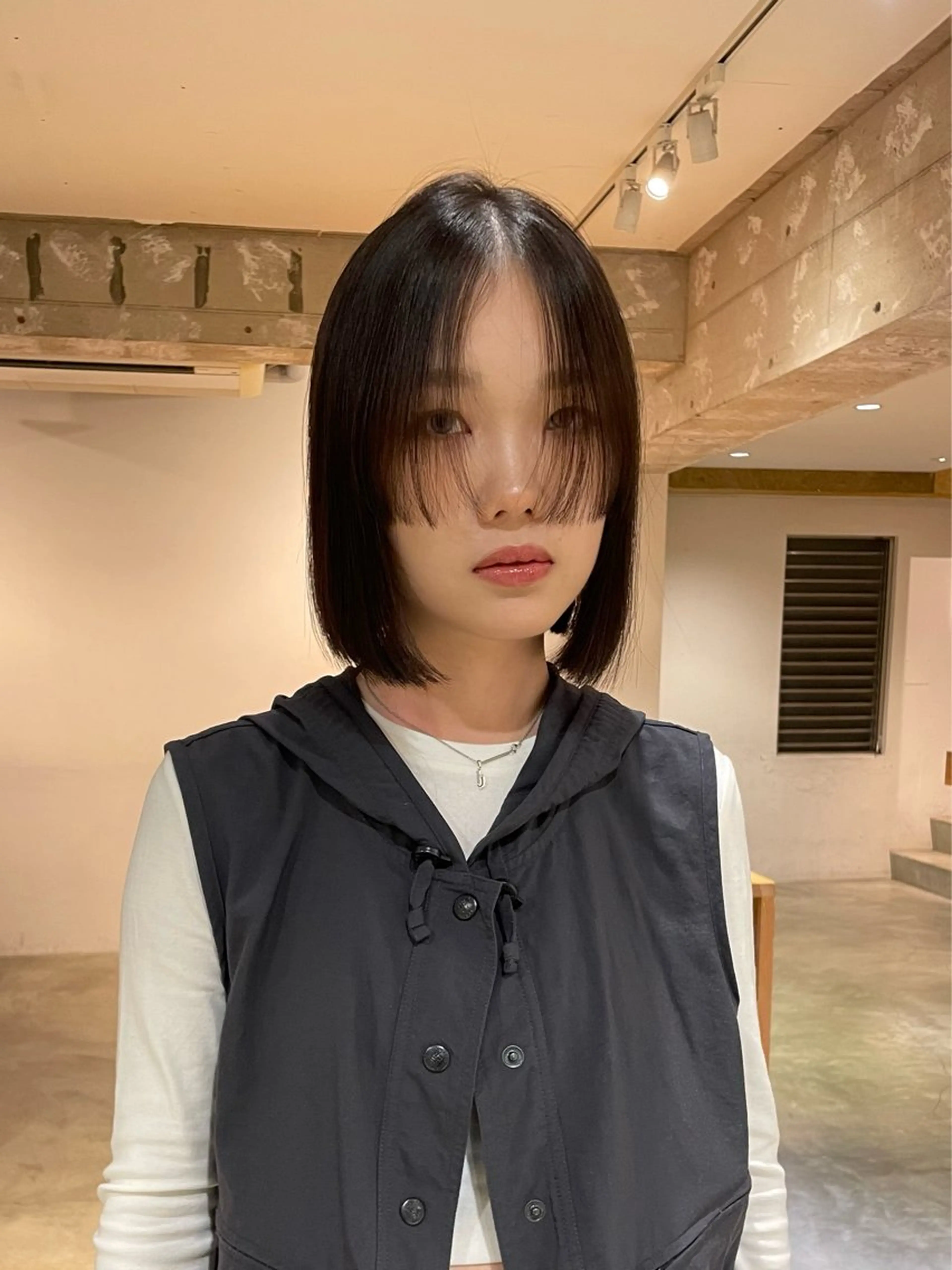 ☔️雨に負けないサラ髪✨カット➕縮毛矯正の写真