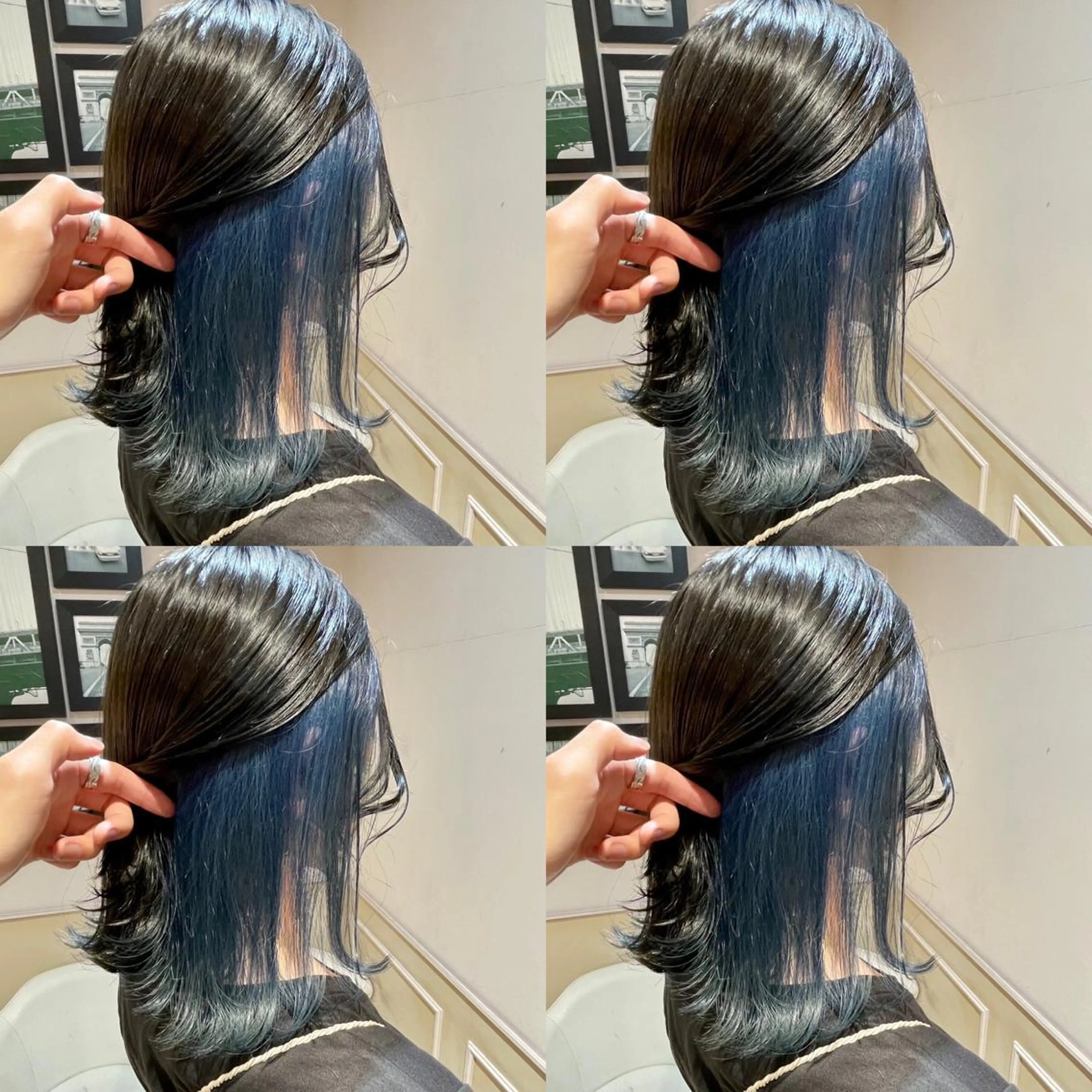 ミディアム カラー 店長✨️韓国ヘア✖️ 髪質改善カラー／純大のヘアスタイル