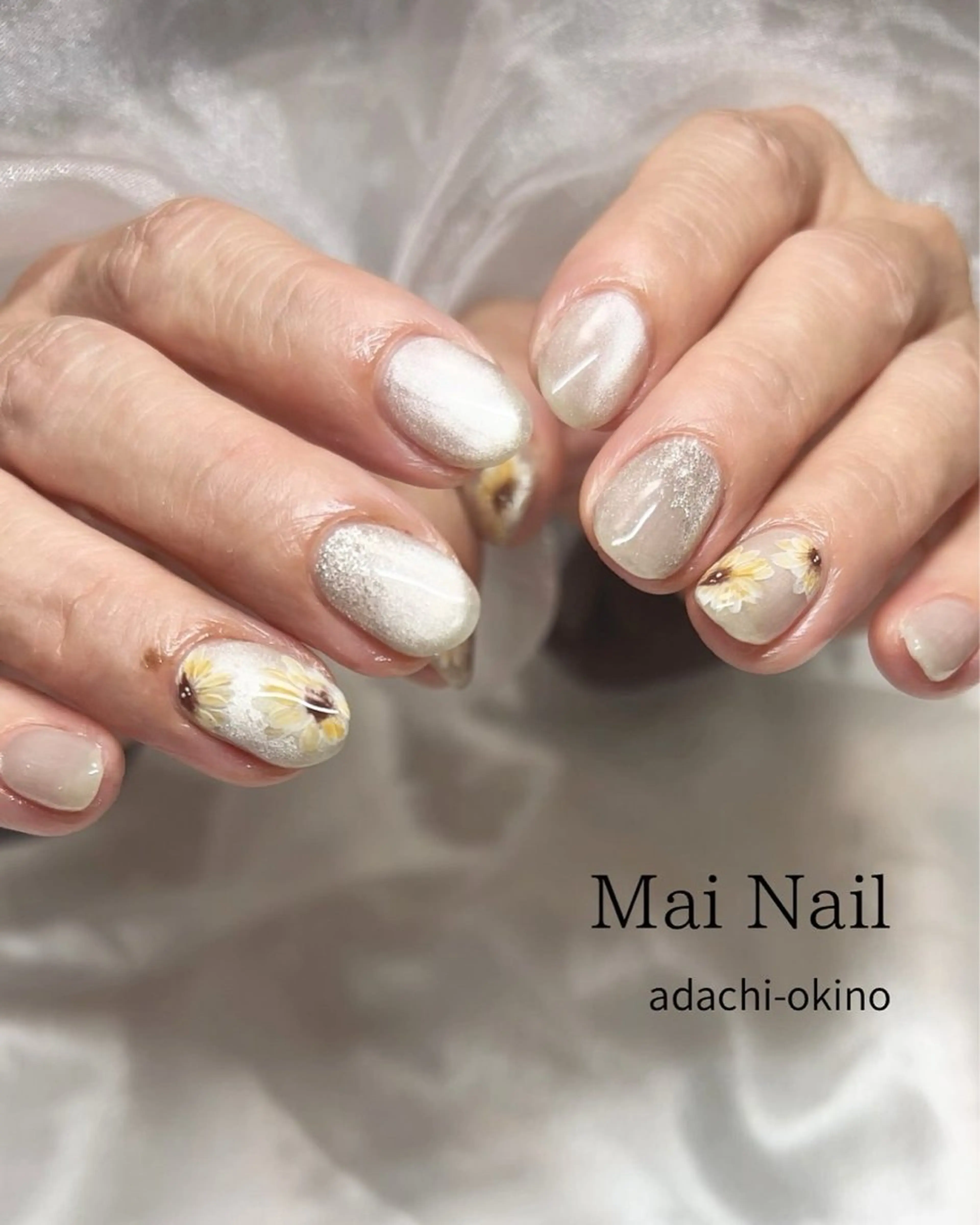 ネイル マグネットネイル ハンドネイル Mai Nail 本田舞のネイルデザイン