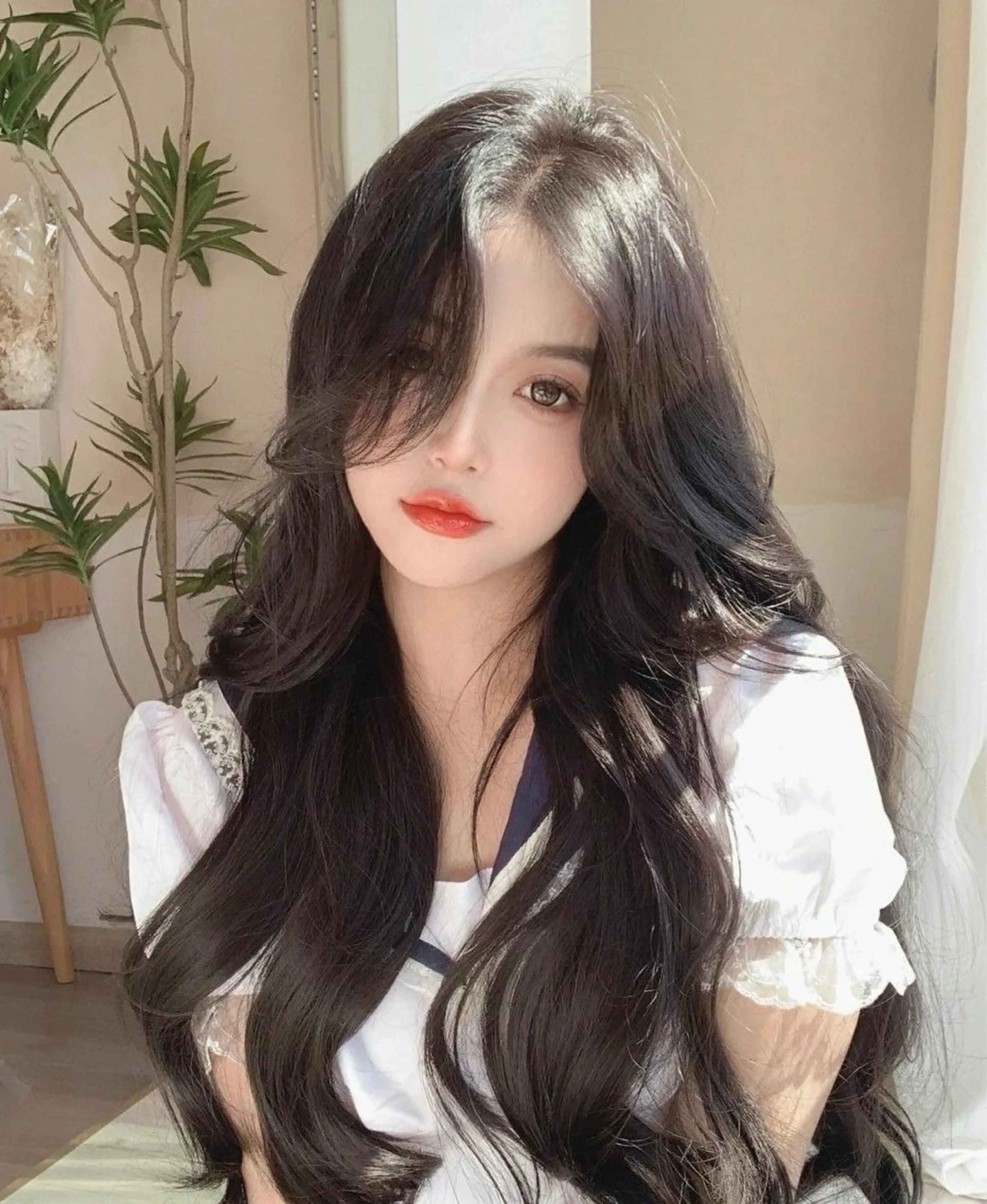 ロング カラー カット ヘアカラー トリートメント ワンホンヘア ケラチン/Kaitoのヘアスタイル