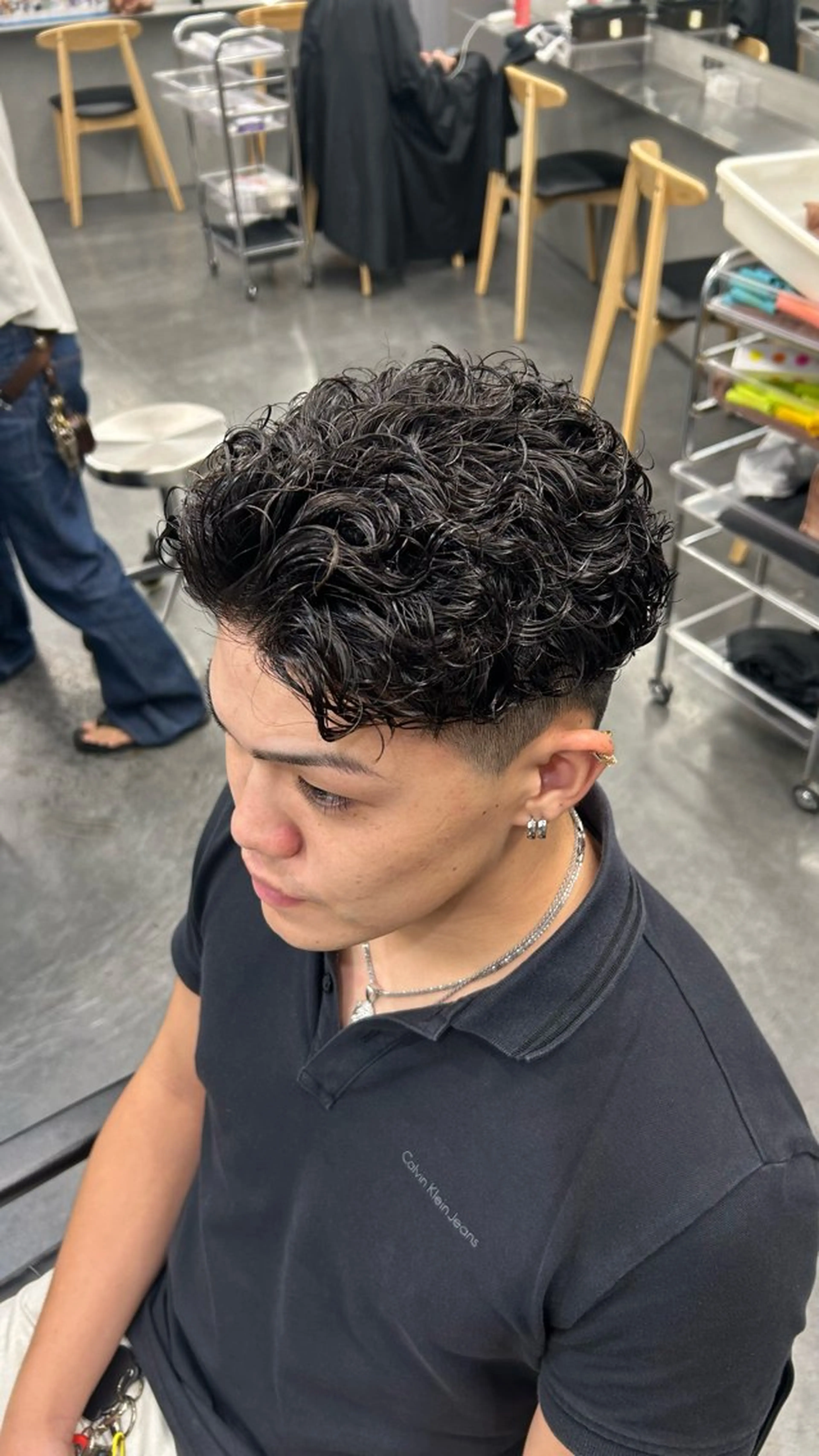 パーマ メンズ 藤平海音/fifth PARKのヘアスタイル