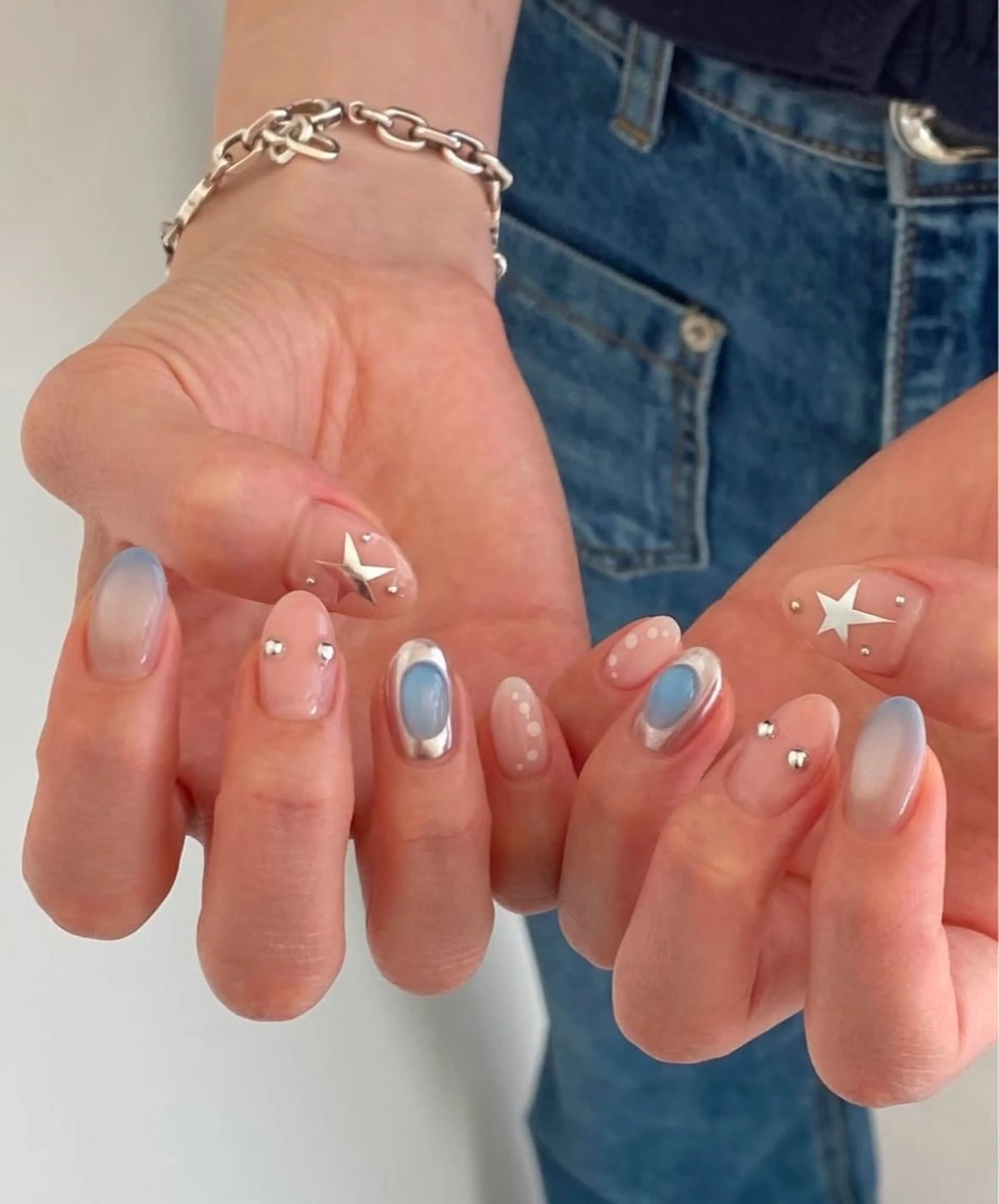 ネイル アートネイル 大理石ネイル(マーブル) NutNut 原宿/北参道【ナットナット】所属・清水 夏澪のネイルデザイン