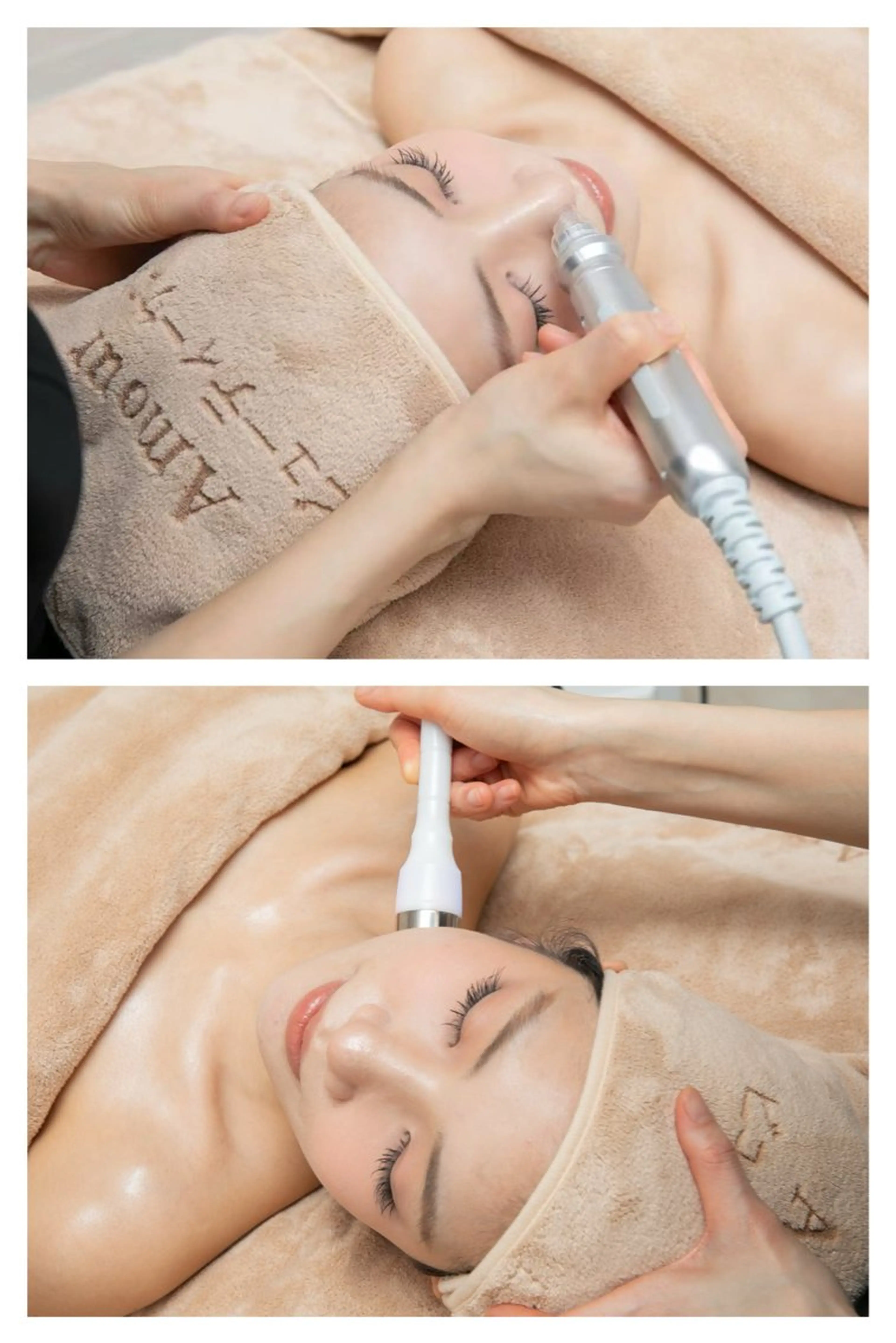 「透明肌&小顔」にキャビテーション小顔+毛穴洗浄+ 保湿パック70分7980の写真