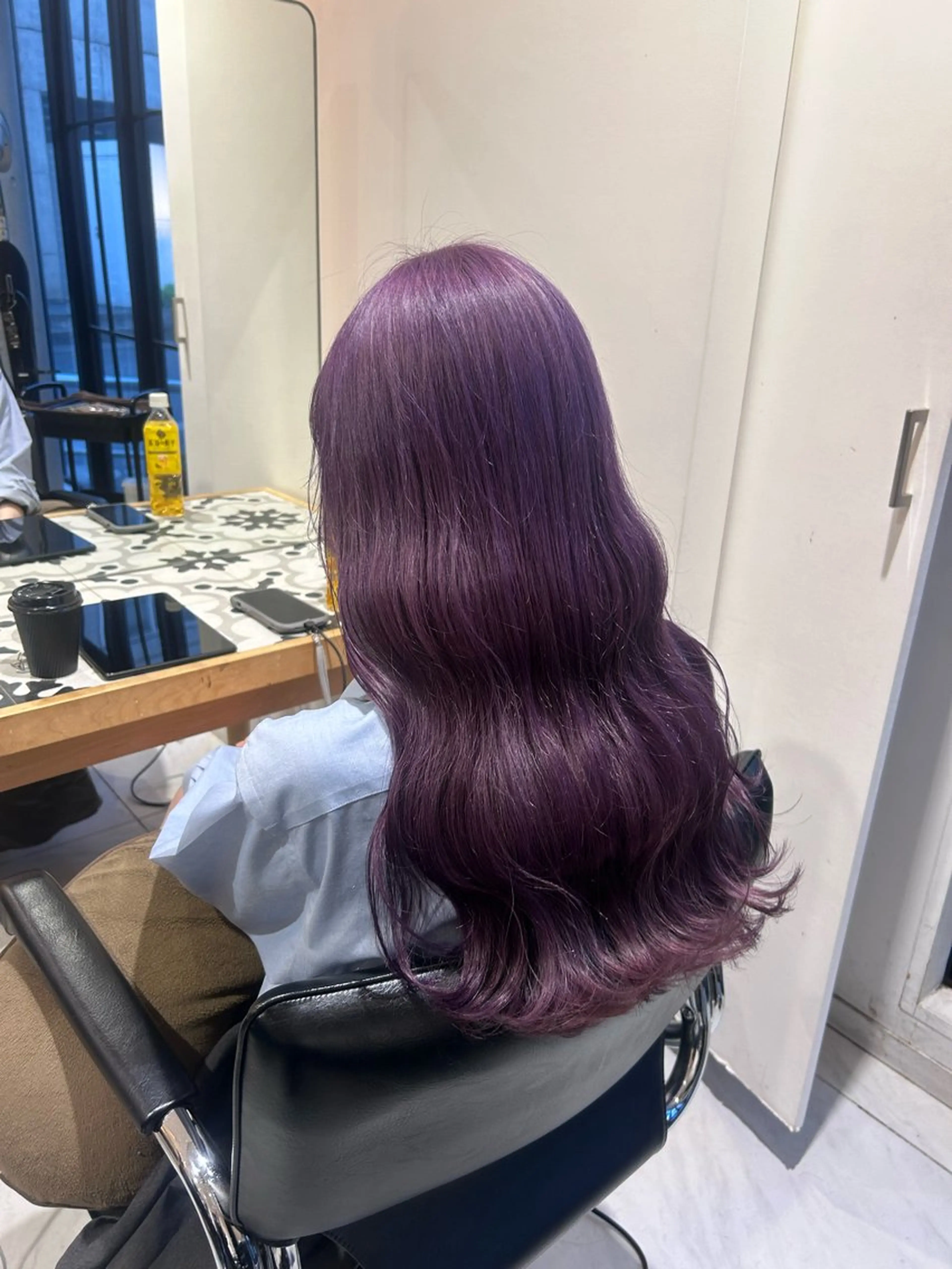 カラー ヘアカラー トリートメント ヘッドスパ ヘアセット miko🪽地毛風/ ハイトーン/レイヤーのヘアスタイル