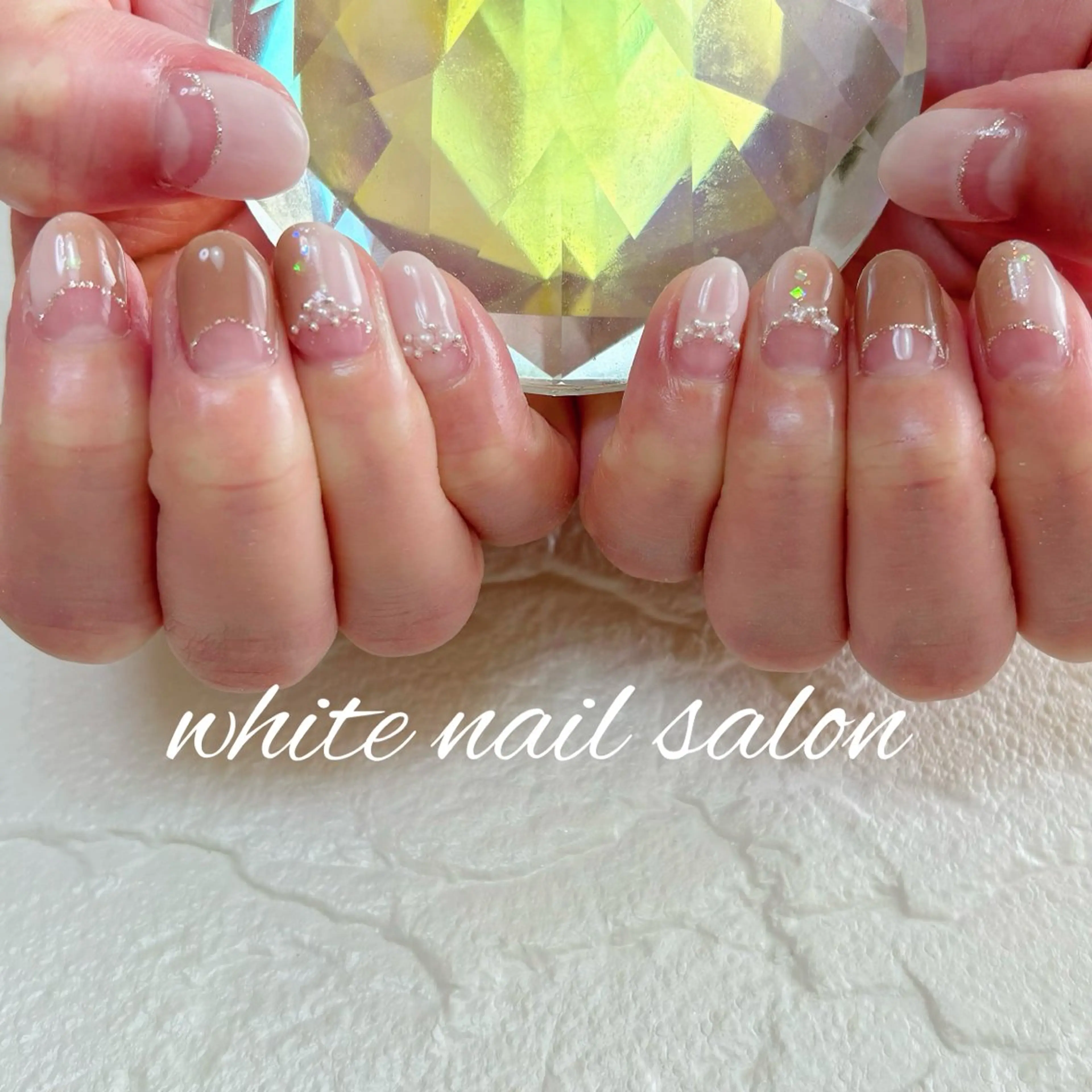 ネイル フットネイル ハンドネイル white nail salonのネイルデザイン
