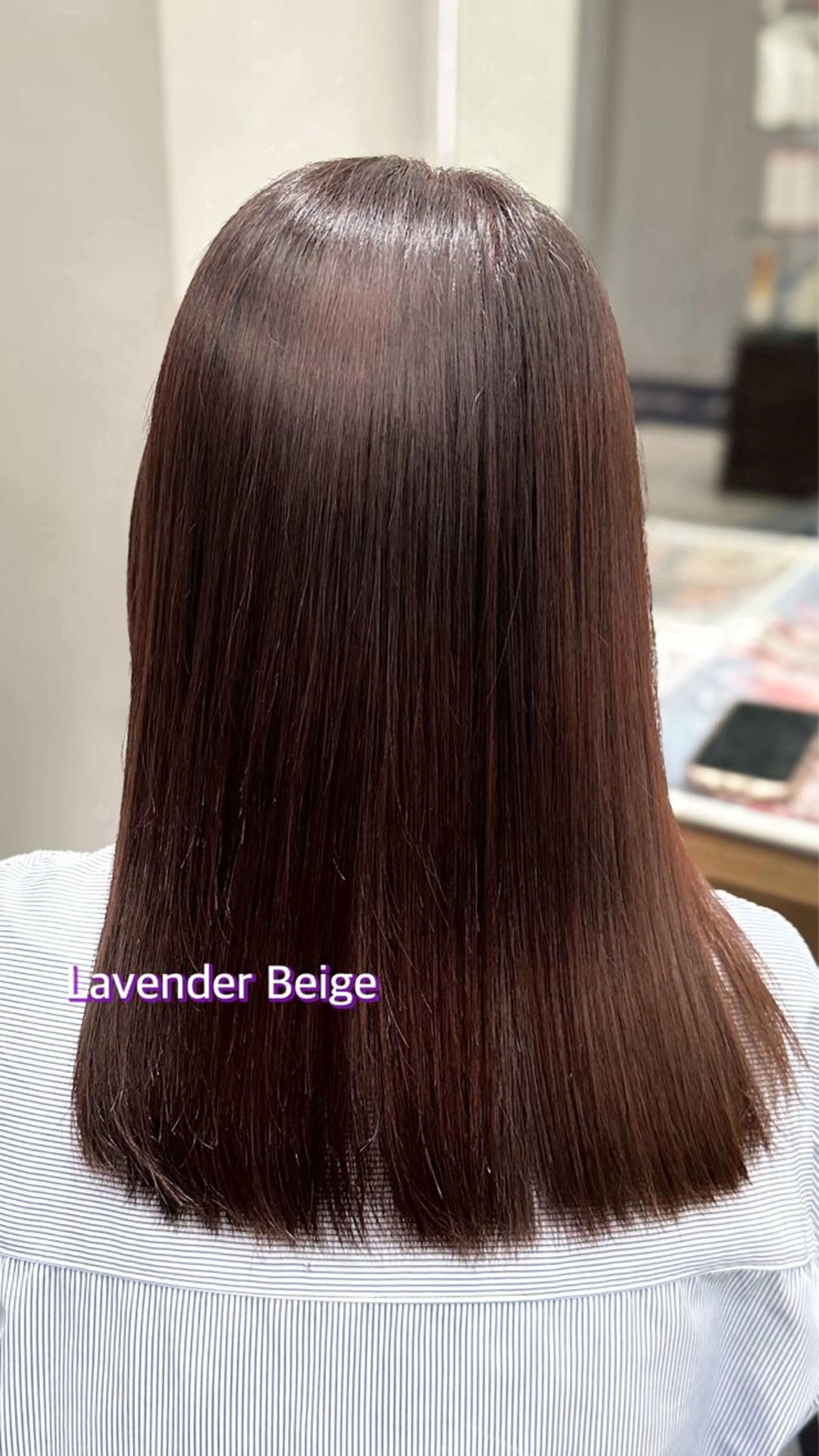 ミディアム 髪質改善 縮毛矯正 雰囲気似合わせ/永田 汰伊智/艶カラー🫧のヘアスタイル