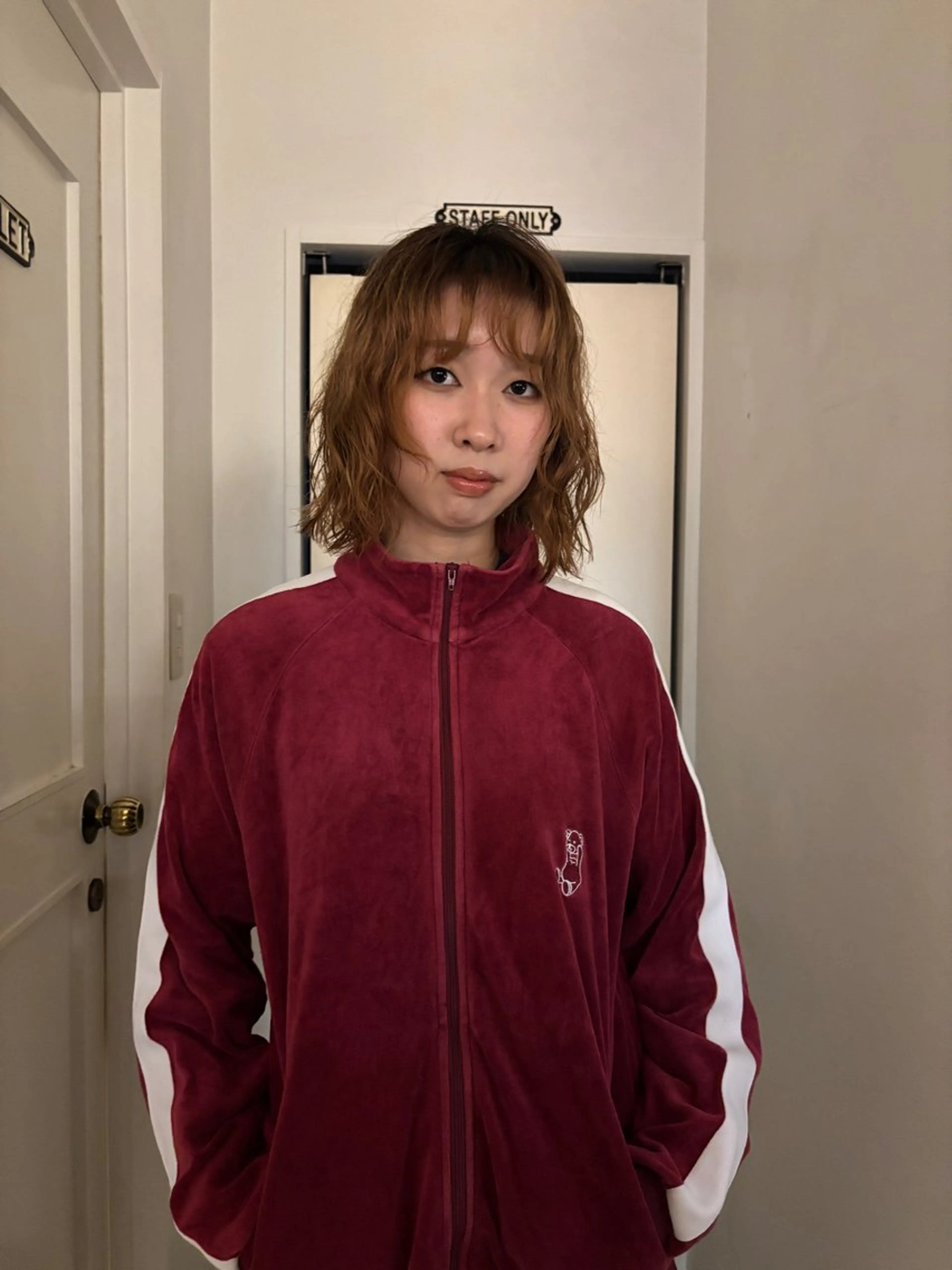 ミディアム saya🌿レイヤー カット/透明感カラーのヘアスタイル