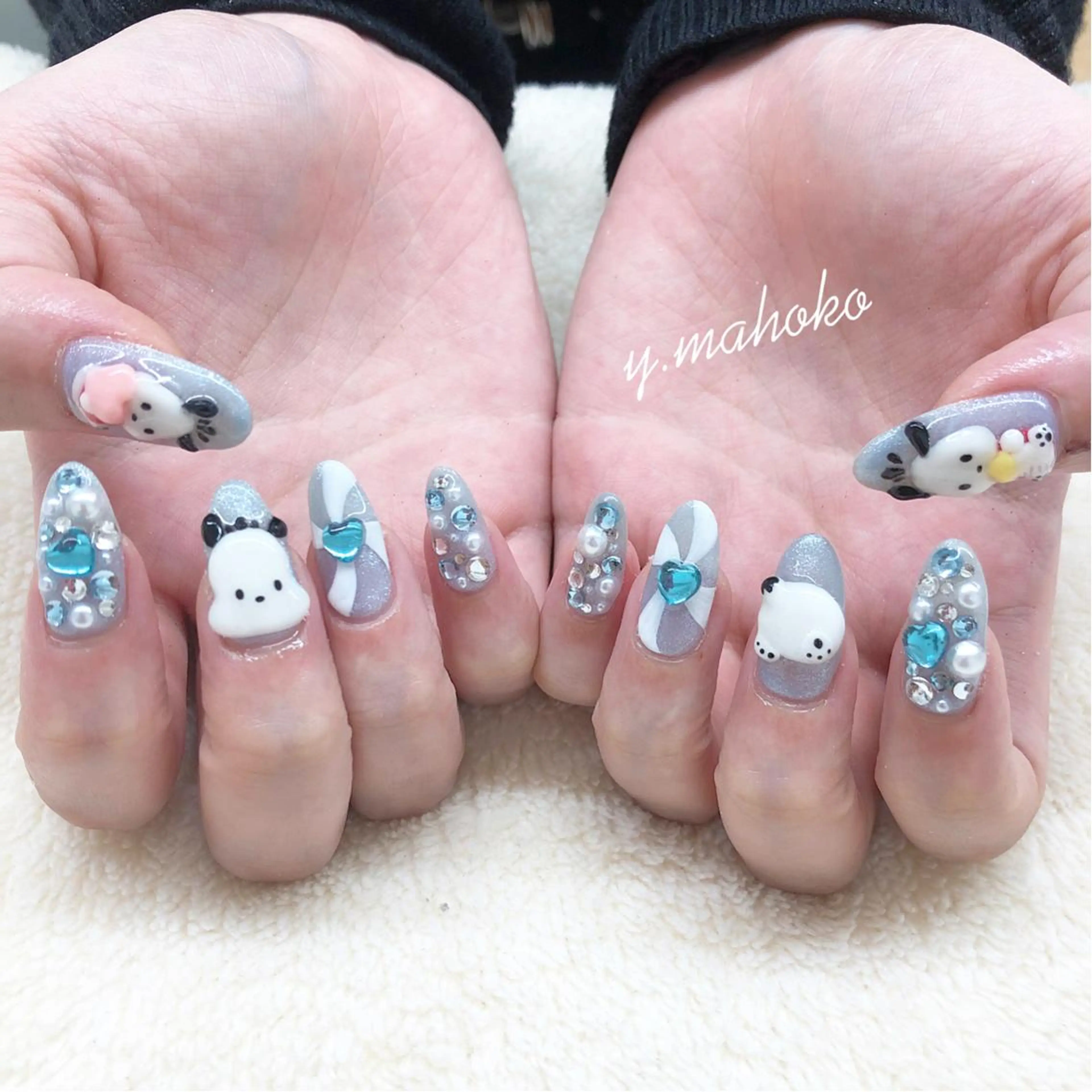 ネイル ハンドネイル She nail studio 原宿所属・パラジェル有/ スカルプ/mahoのネイルデザイン