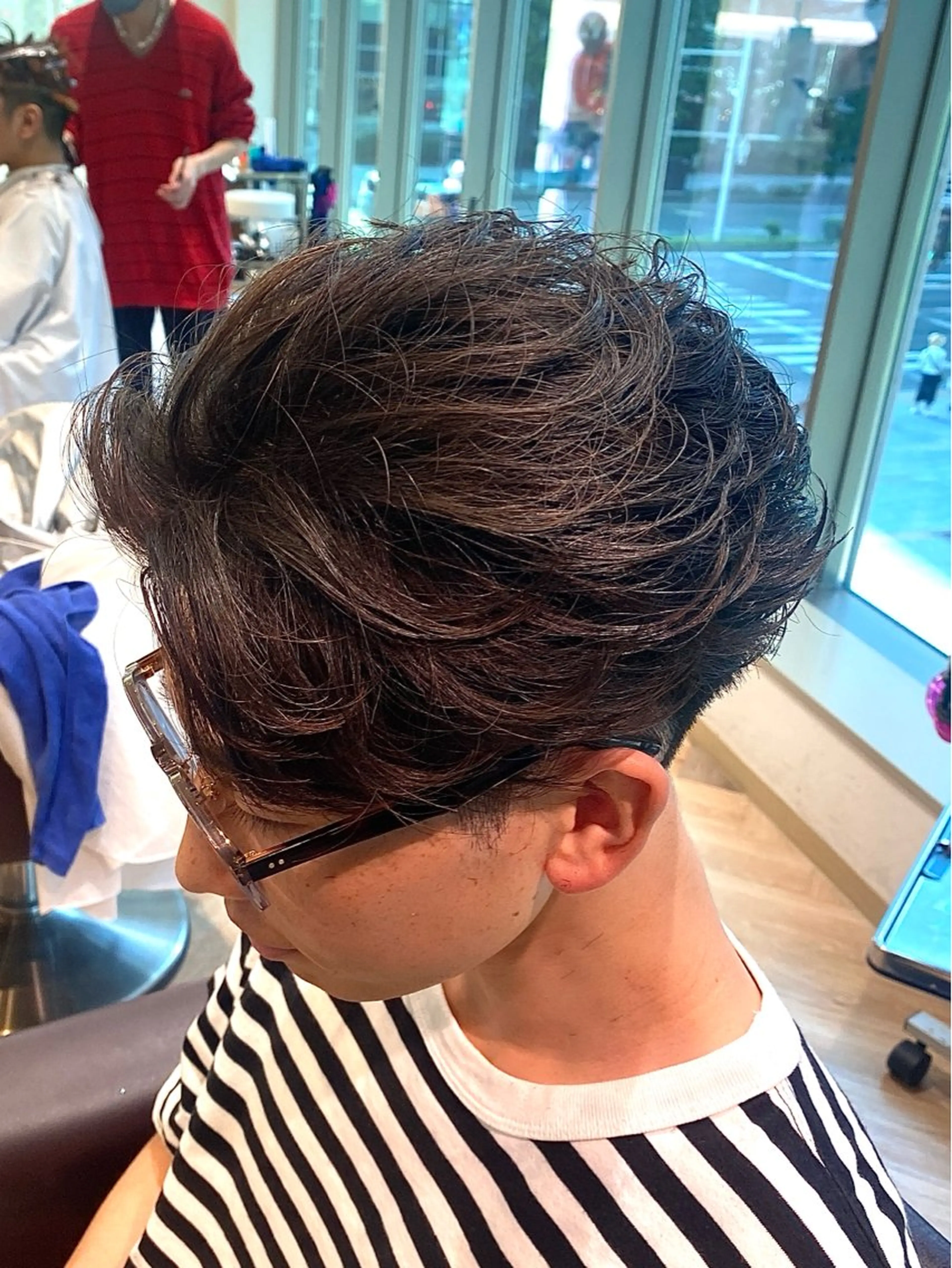 メンズ メンズ特化/フェザー /パーマ/伊勢元のヘアスタイル