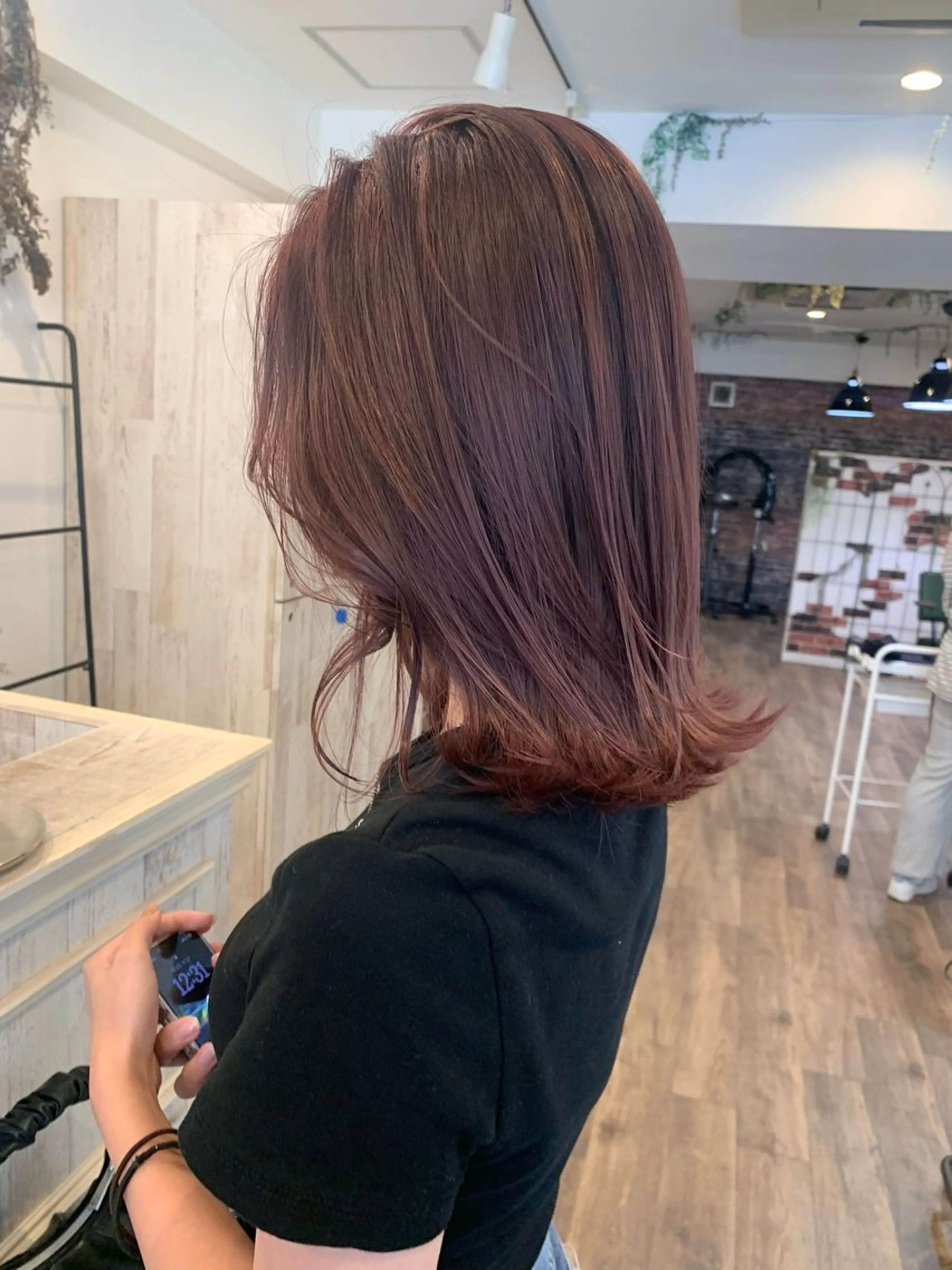 ミディアム カラー ピンクカラー カット ヘアカラー トリートメント m ā l o.🌷 サカモトマイコのヘアスタイル