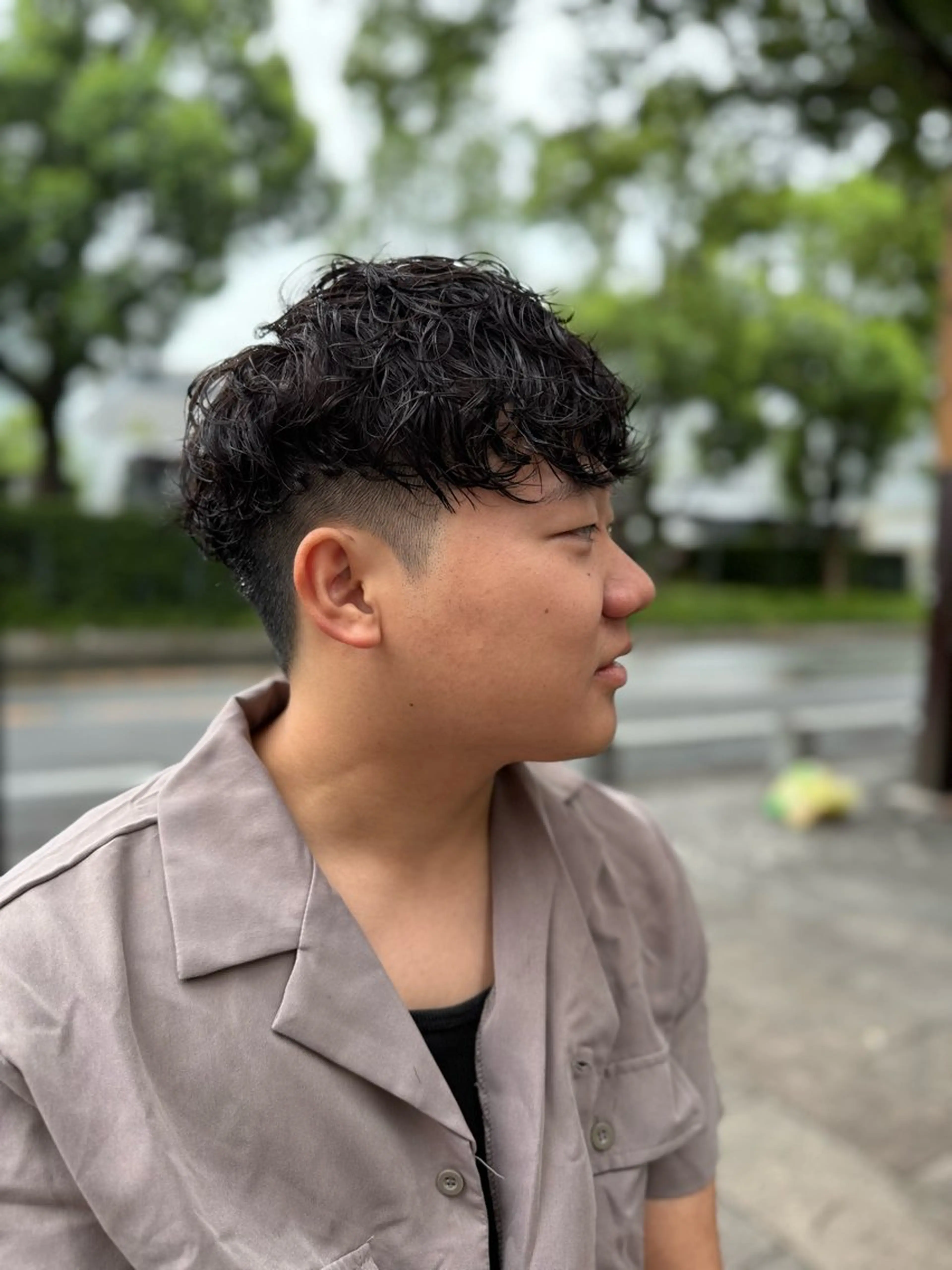 パーマ メンズ カット パーマ メンズ特化美容師/栄 /本間さつきのヘアスタイル