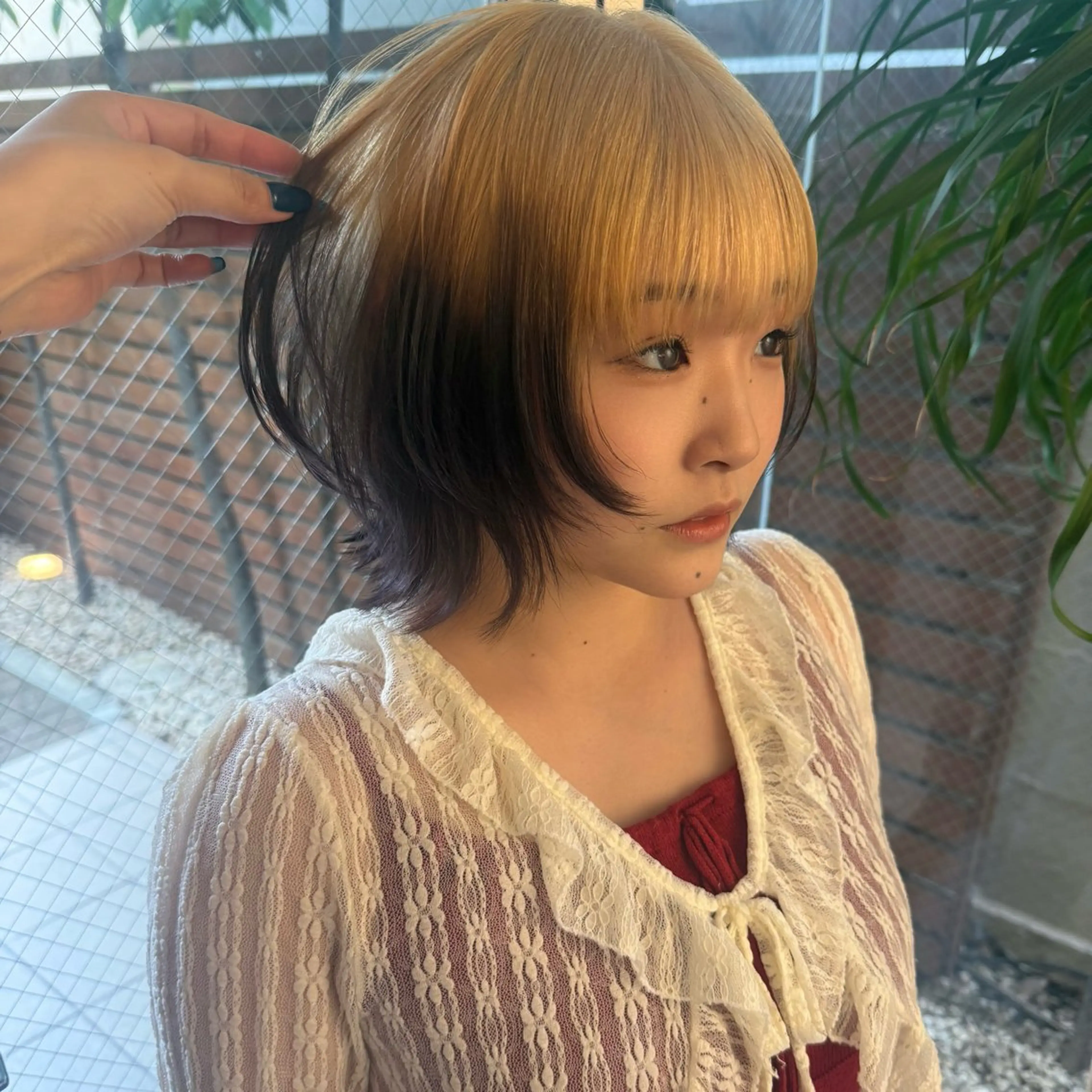 ショート カラー ヘアアレンジ カット ヘアカラー トリートメント Mizobe misakiのヘアスタイル