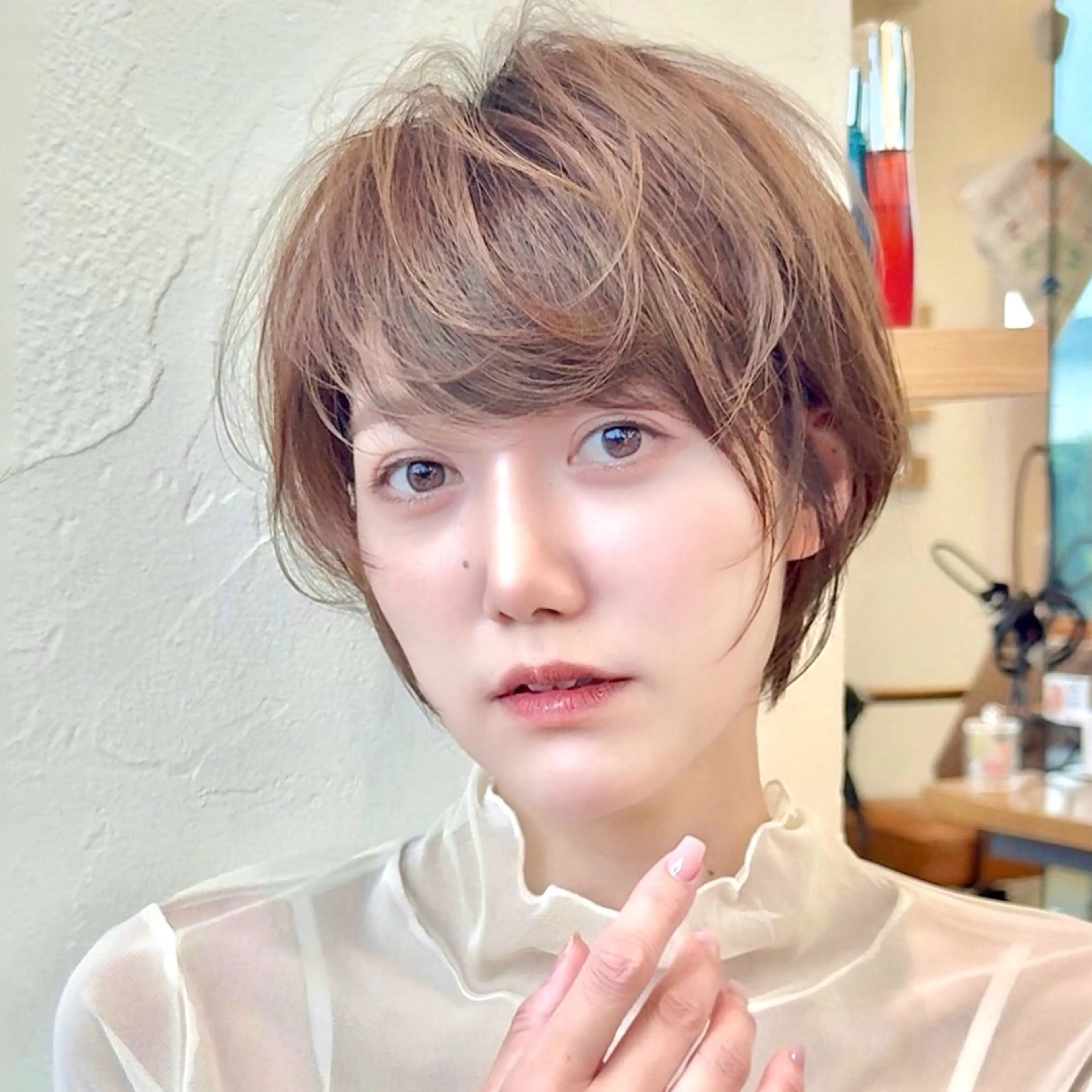 【小顔ショートになりたい方限定🌟】カット➕髪質改善トリートメント(1step)の写真