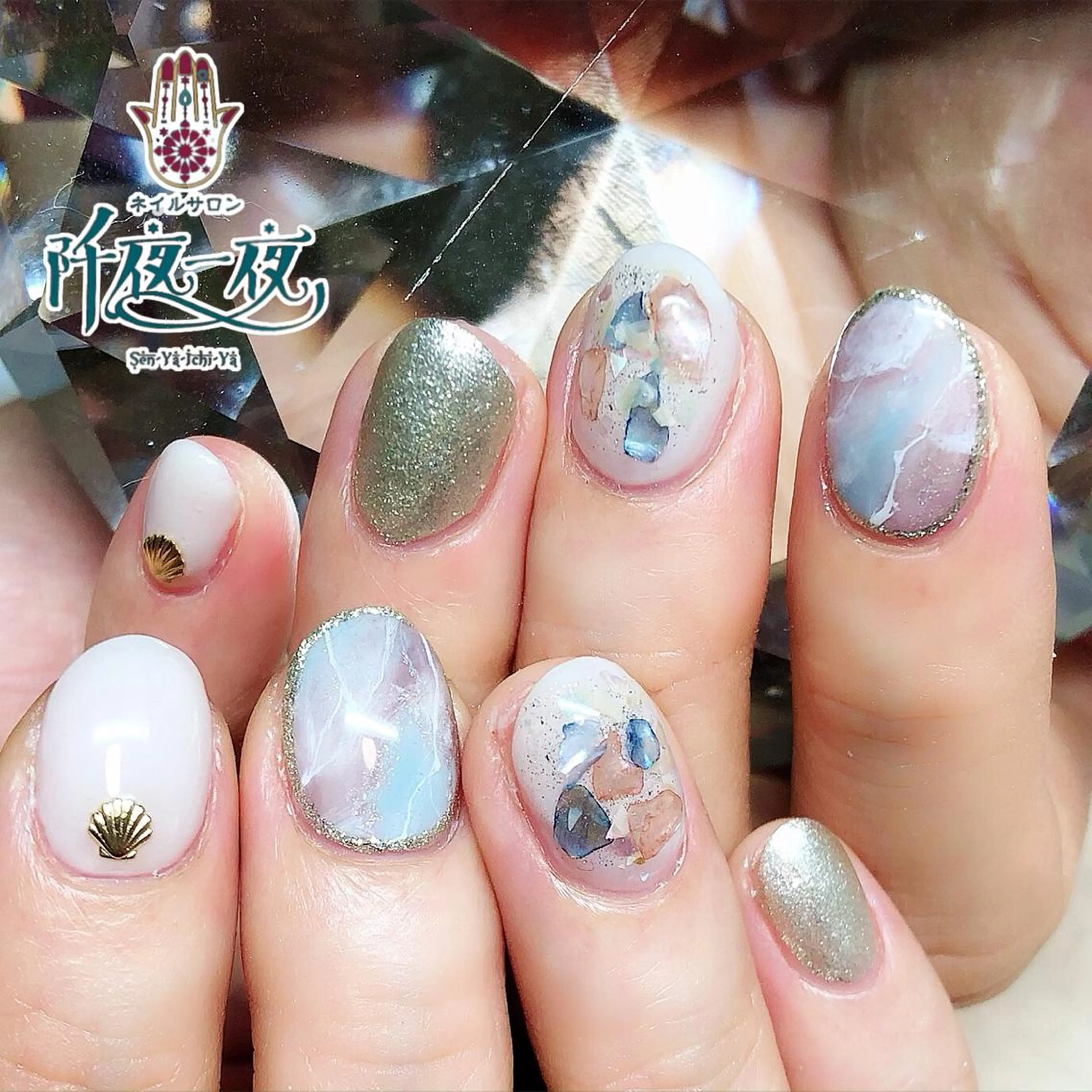 ネイル 六本木ネイル阡夜一夜 当日＆持ち込み歓迎のネイルデザイン