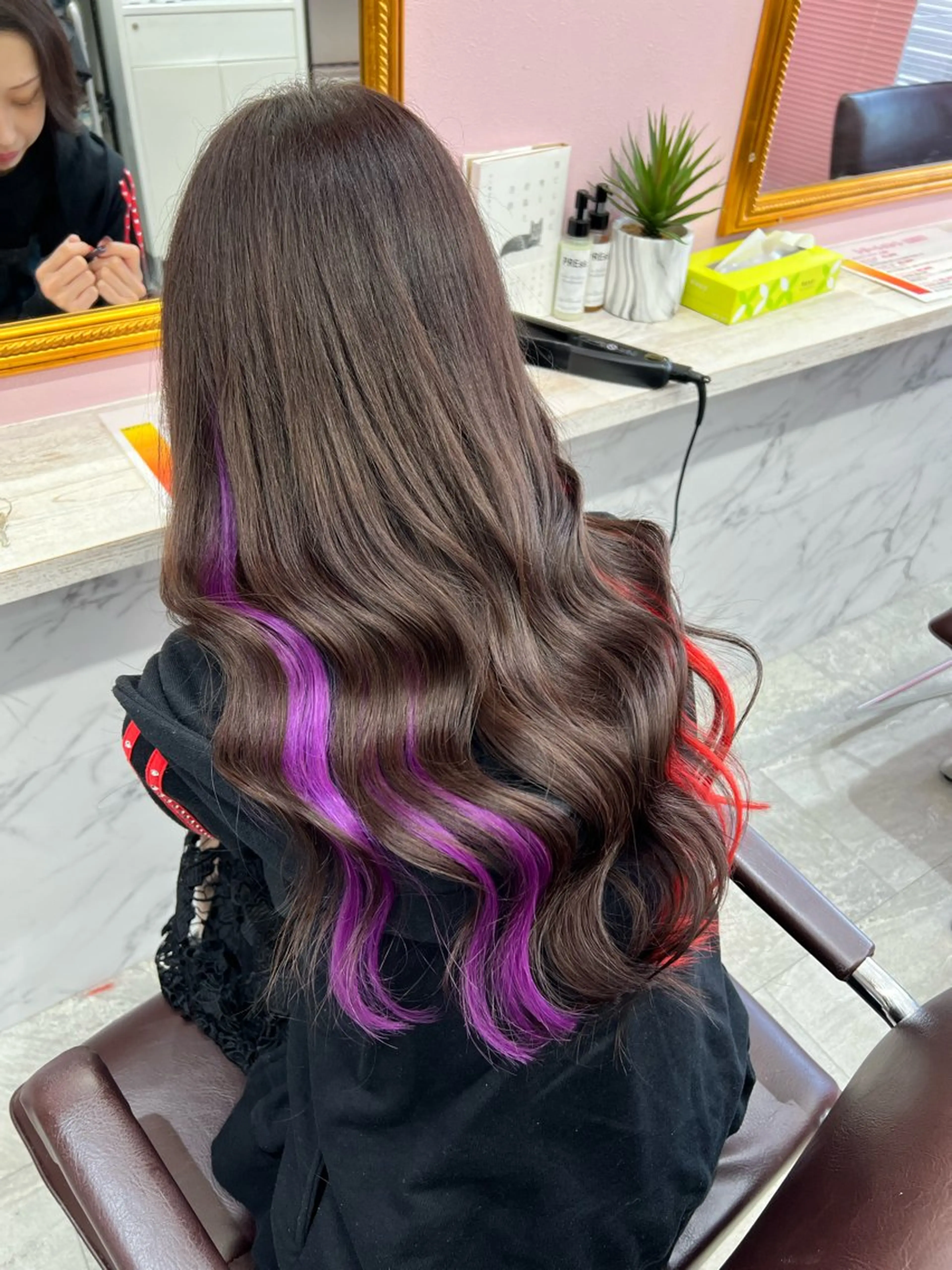 ロング カラー インナーカラー 心斎橋/エクステ /SEIYAのヘアスタイル