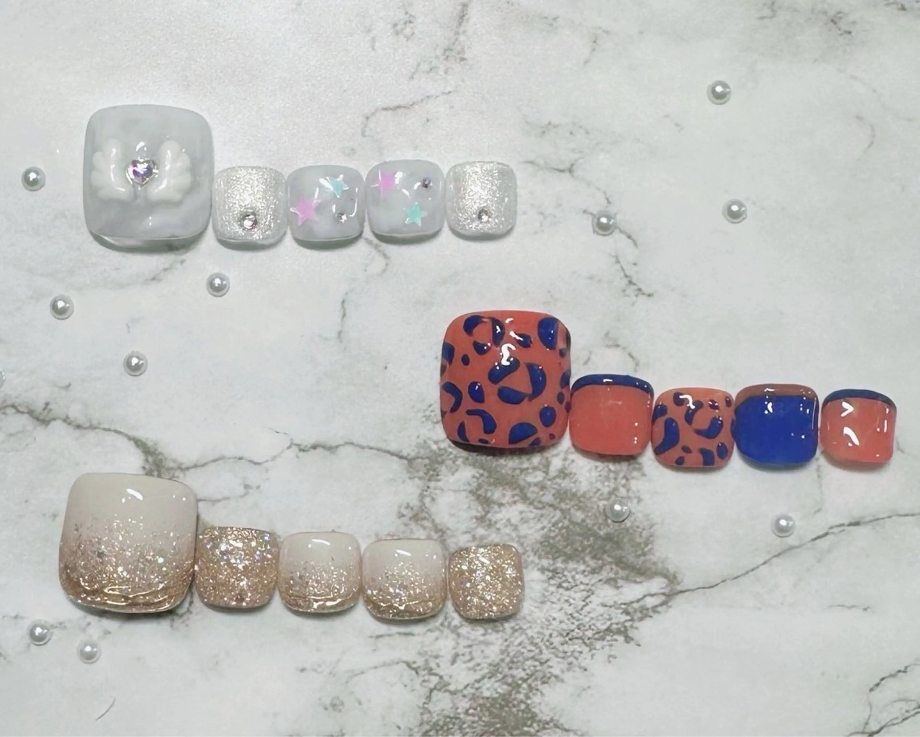 フット定額nailコース🎀※ジェルオフありの方はこちらから予約可✨の写真