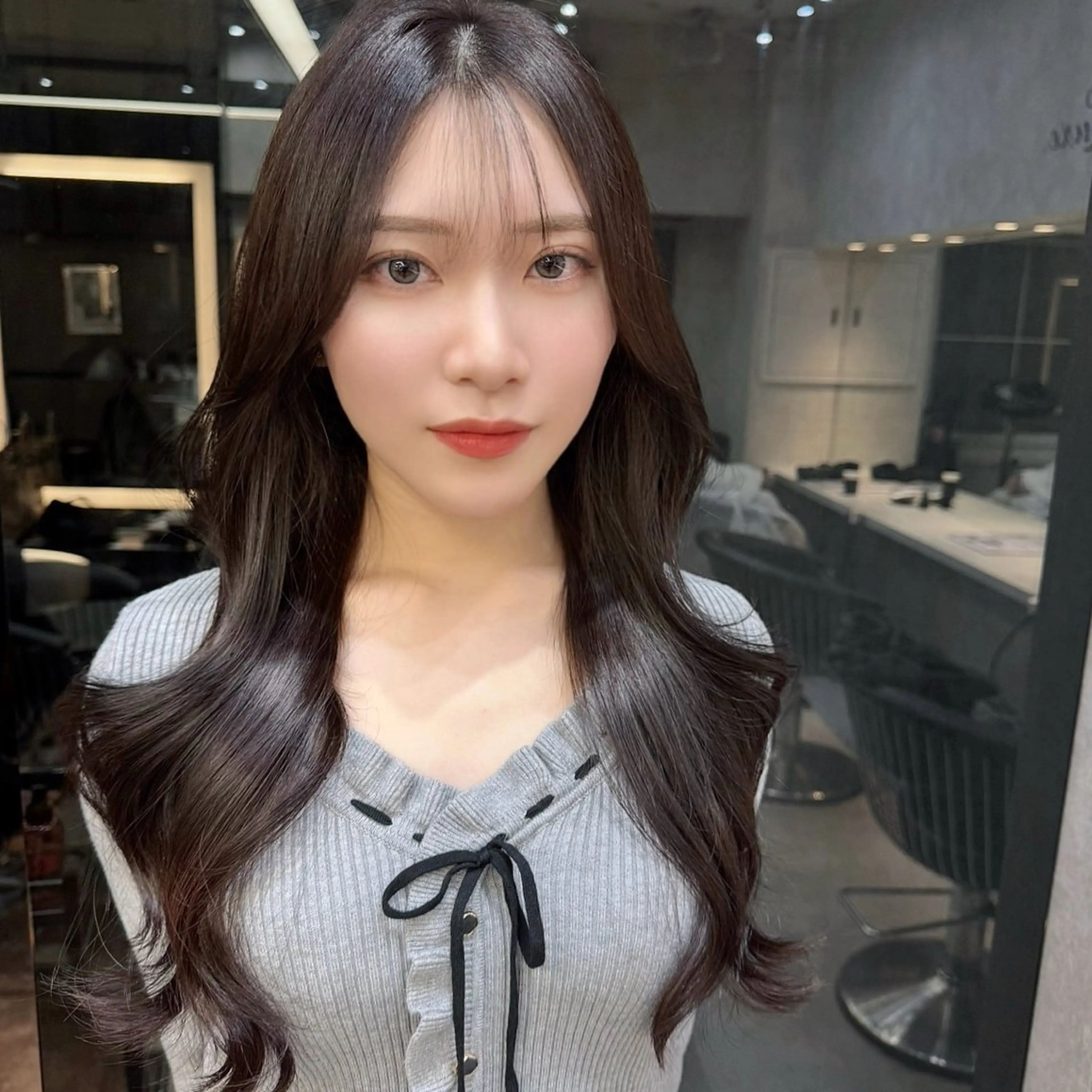 ロング レイヤー/韓国 ❤️髪質改善　芹奈のヘアスタイル