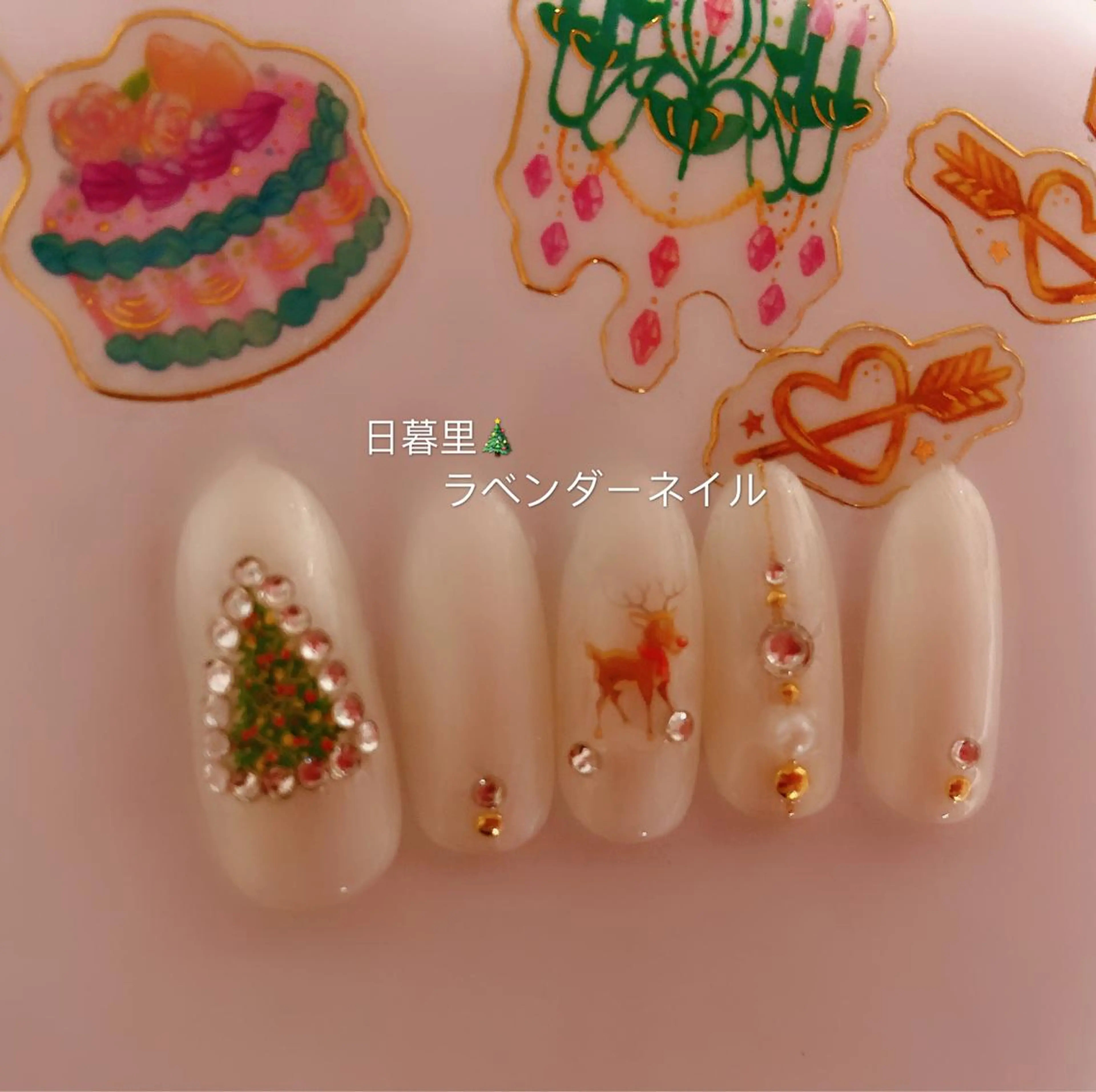 ネイル ラベンダー💖日暮里 ルル💖ネイルのネイルデザイン