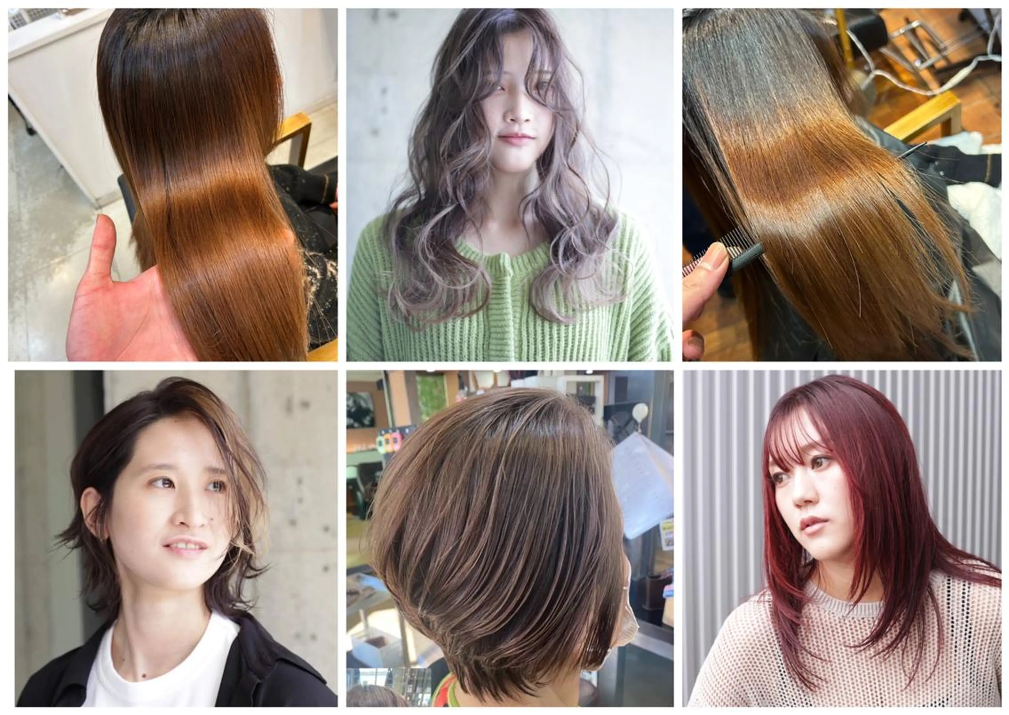 カラー ミディアム LAPIS LiViNg戸祭店のヘアスタイル