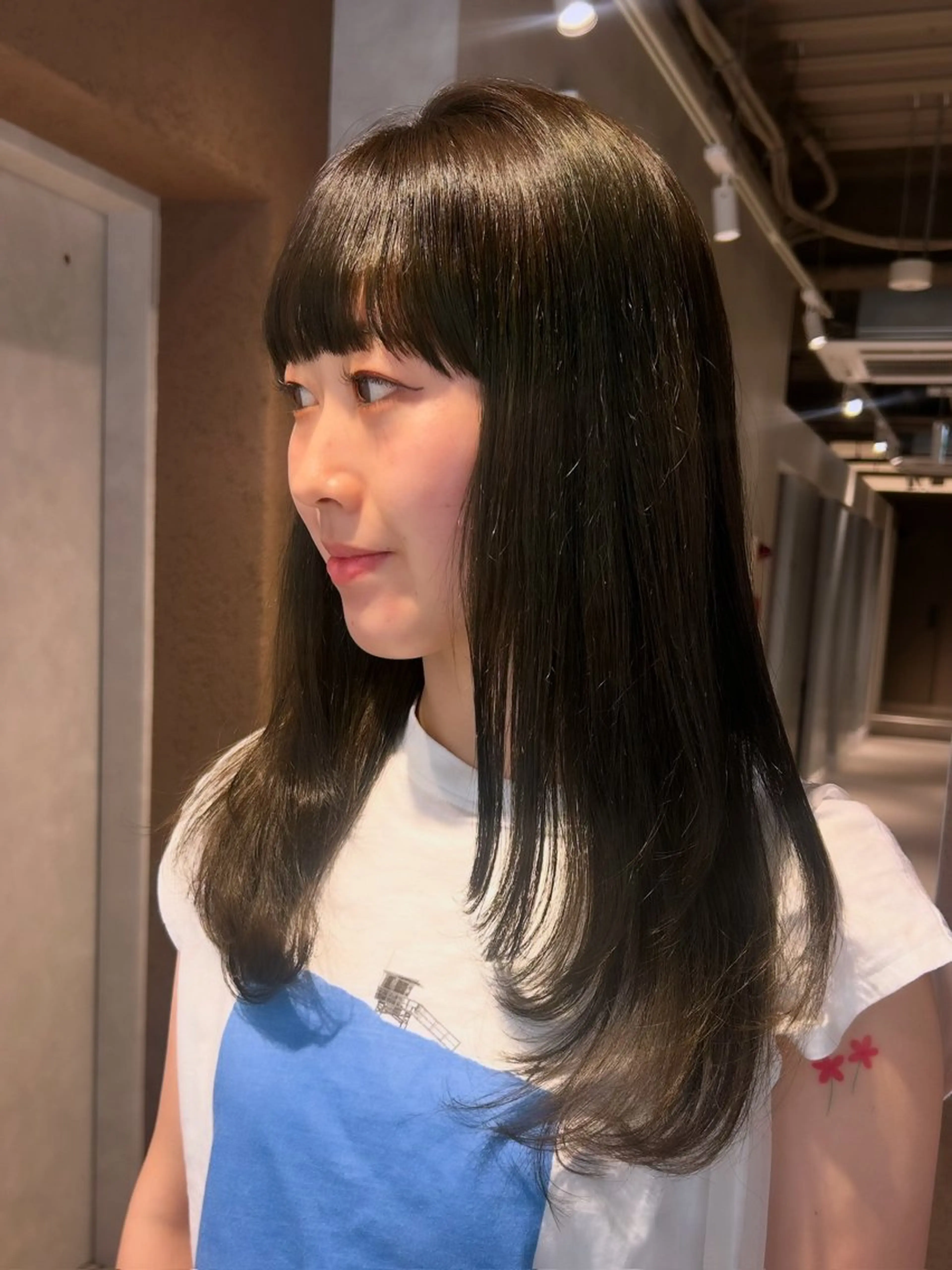 ミディアム YUKI🎀透明感 カラー/暗髪艶カラーのヘアスタイル