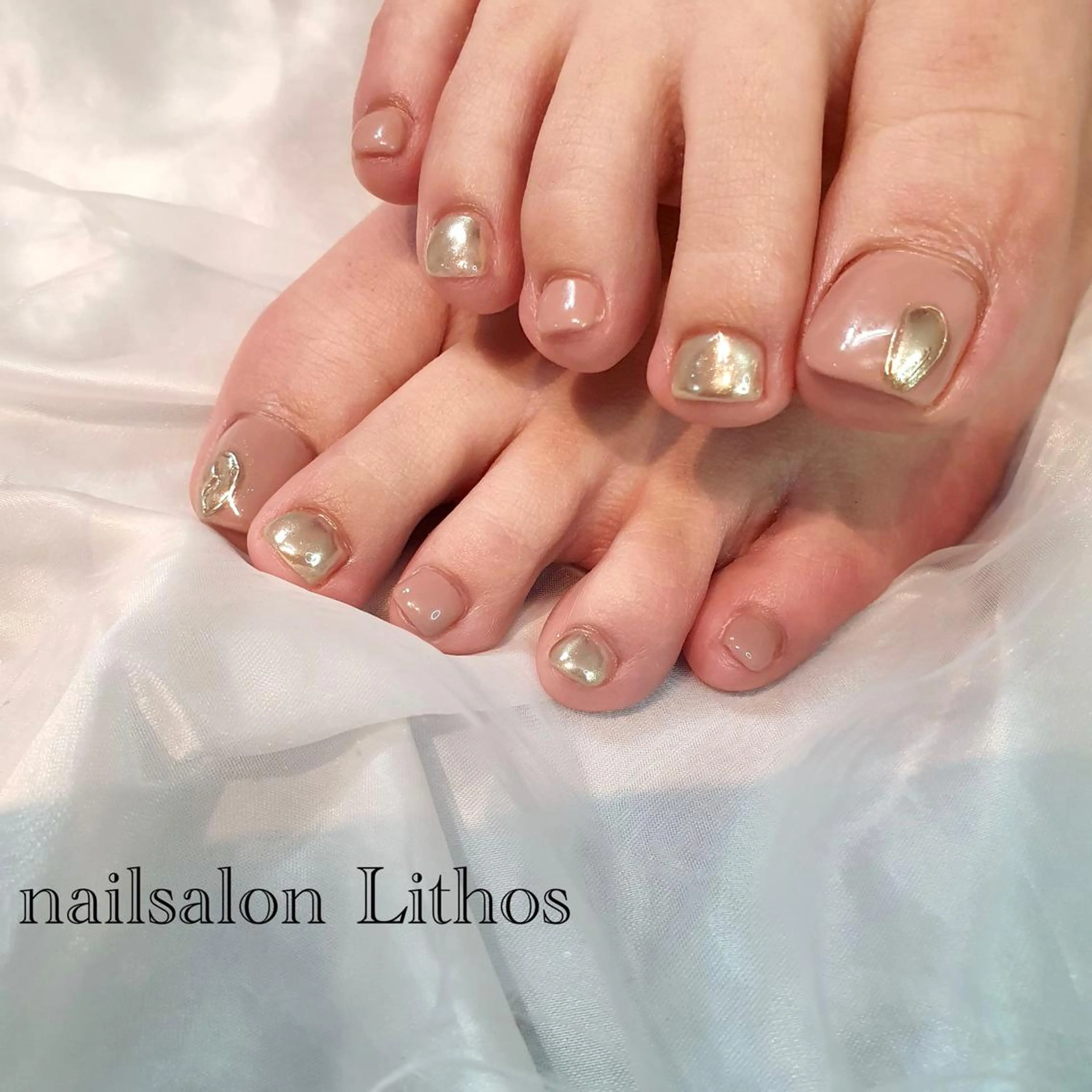 ネイル ニュアンスネイル ハンドネイル nailsalon Lithos所属・nailsalon Recontreのネイルデザイン