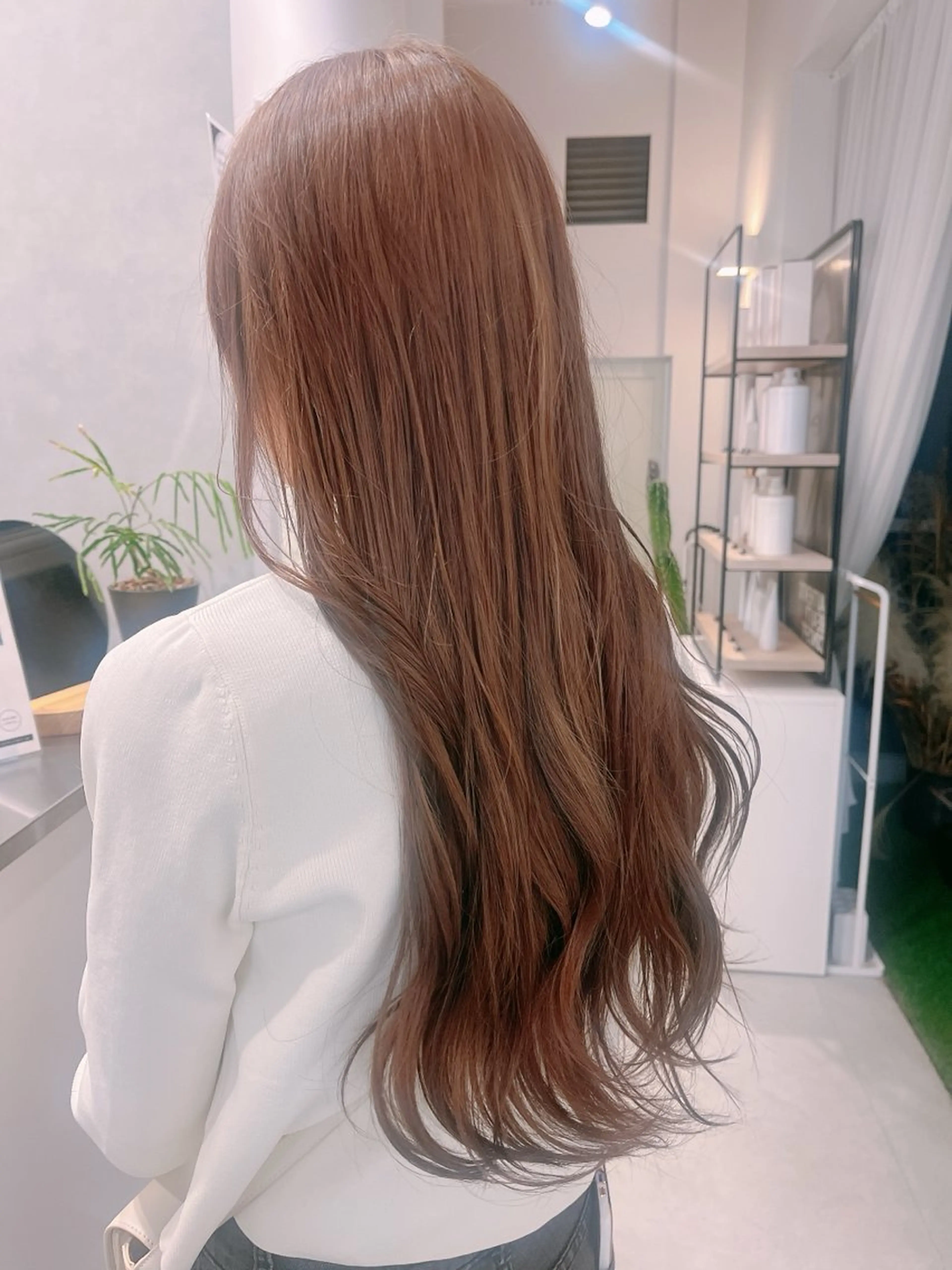 ロング カラー ヘアカラー Telasu/ wakabaのヘアスタイル