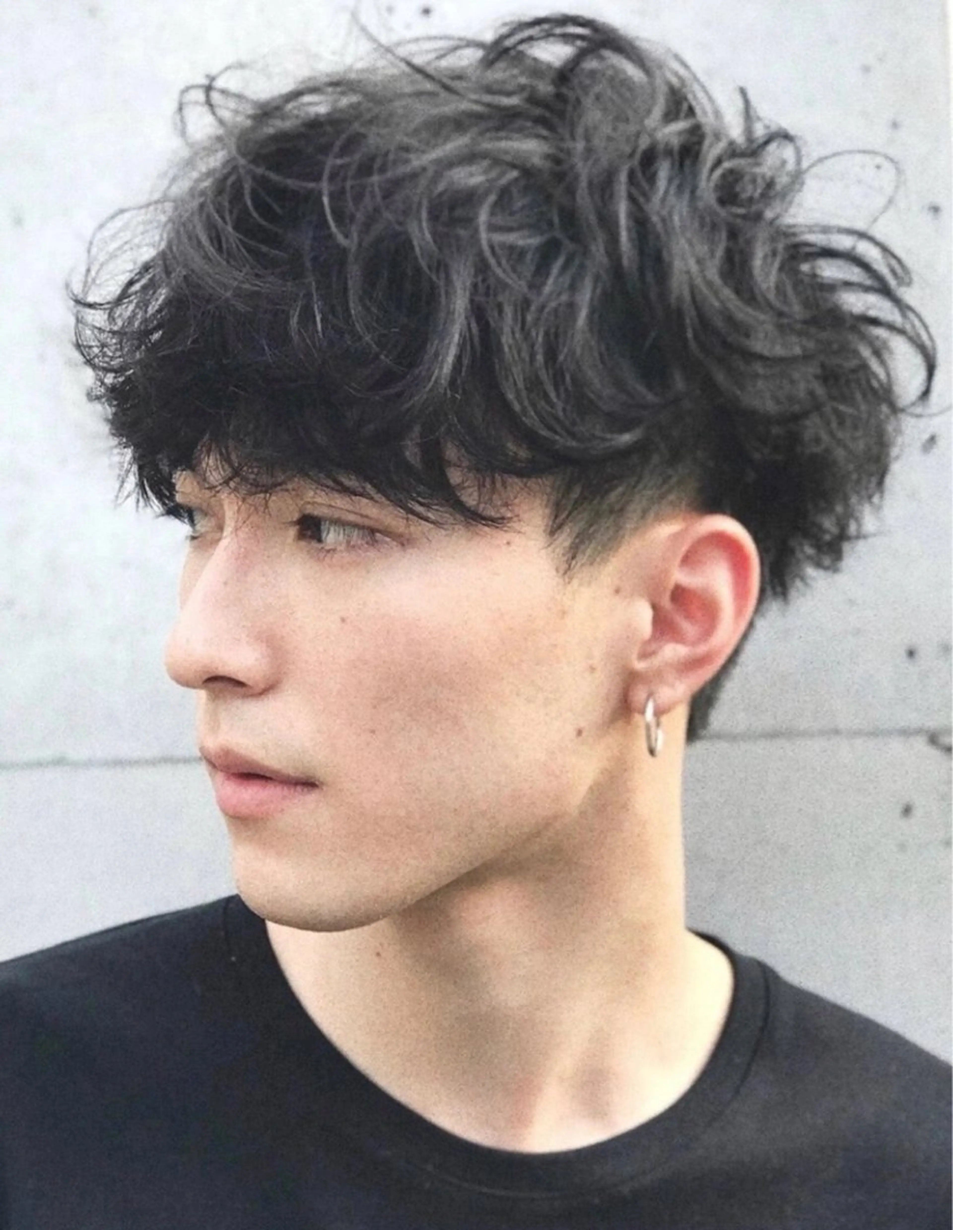 【¥17350→¥3000】🚀骨格矯正カット+ダメージレスメンズパーマ🪐⭐️抜け感のあるクシュッと癖毛風パーマ💫の写真