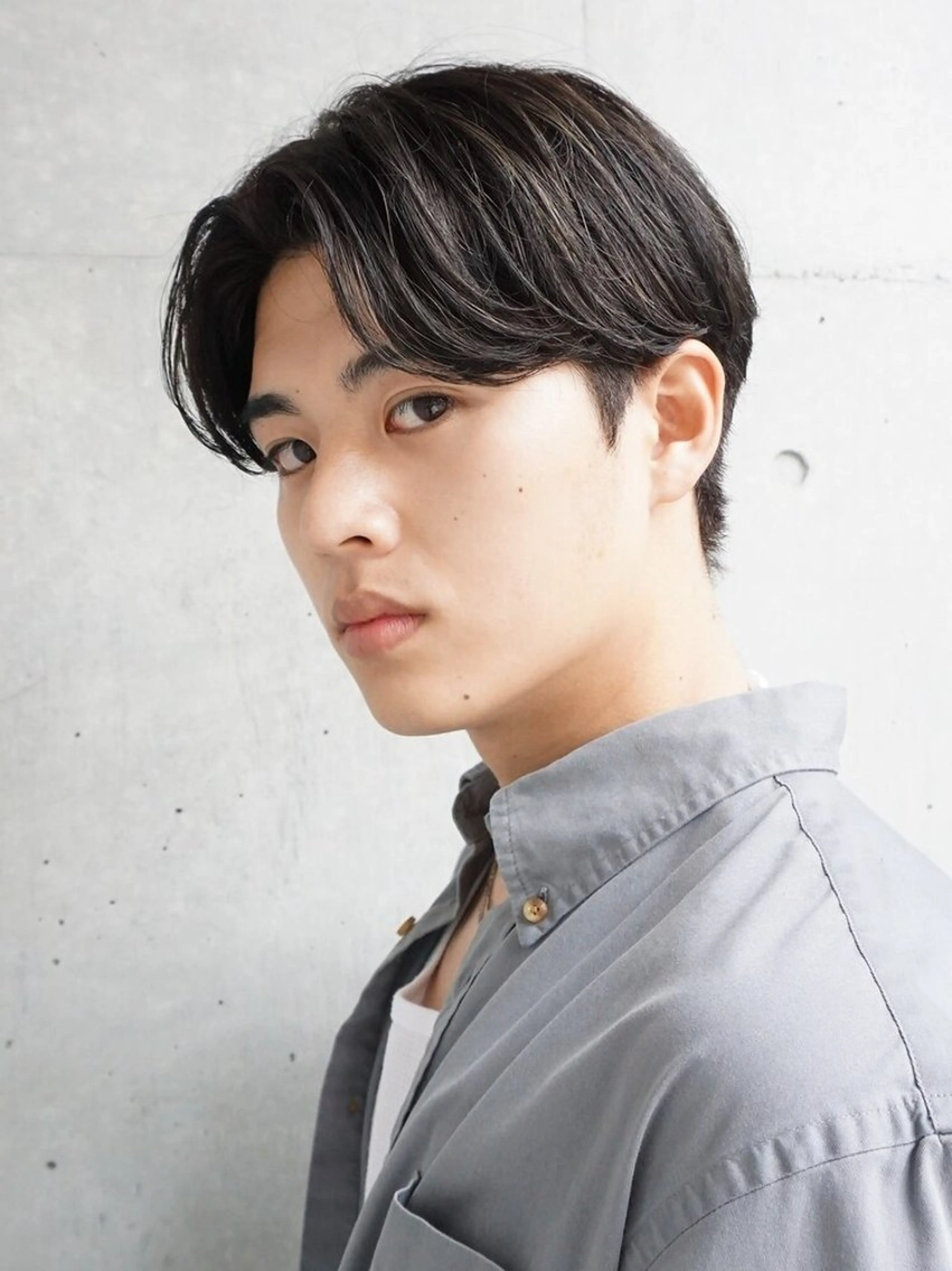 カット➕毛流れニュアンスパーマの写真