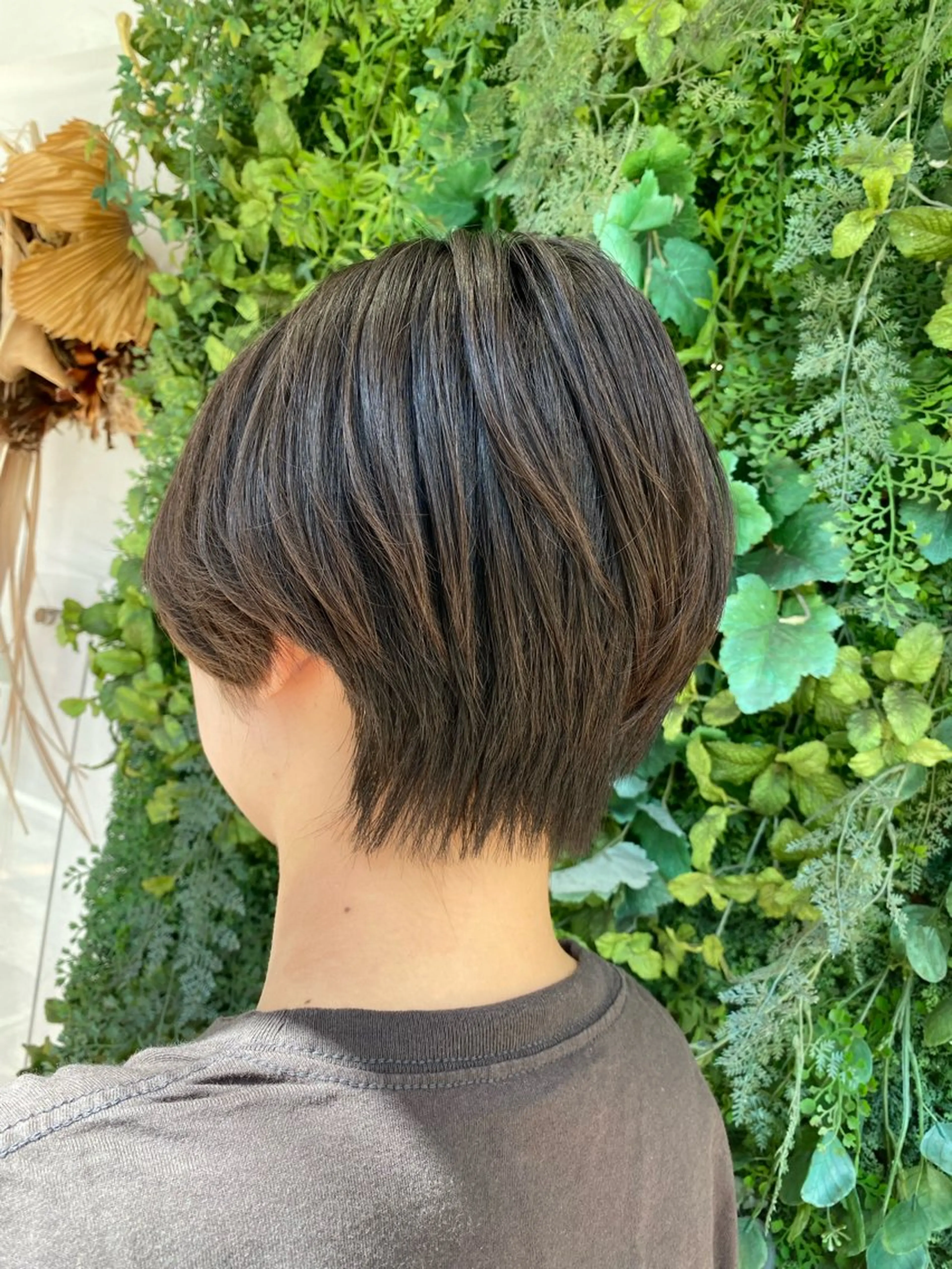 ショート カラー カット 透明感カラー/韓国 ヘア🩶yuri🩵のヘアスタイル