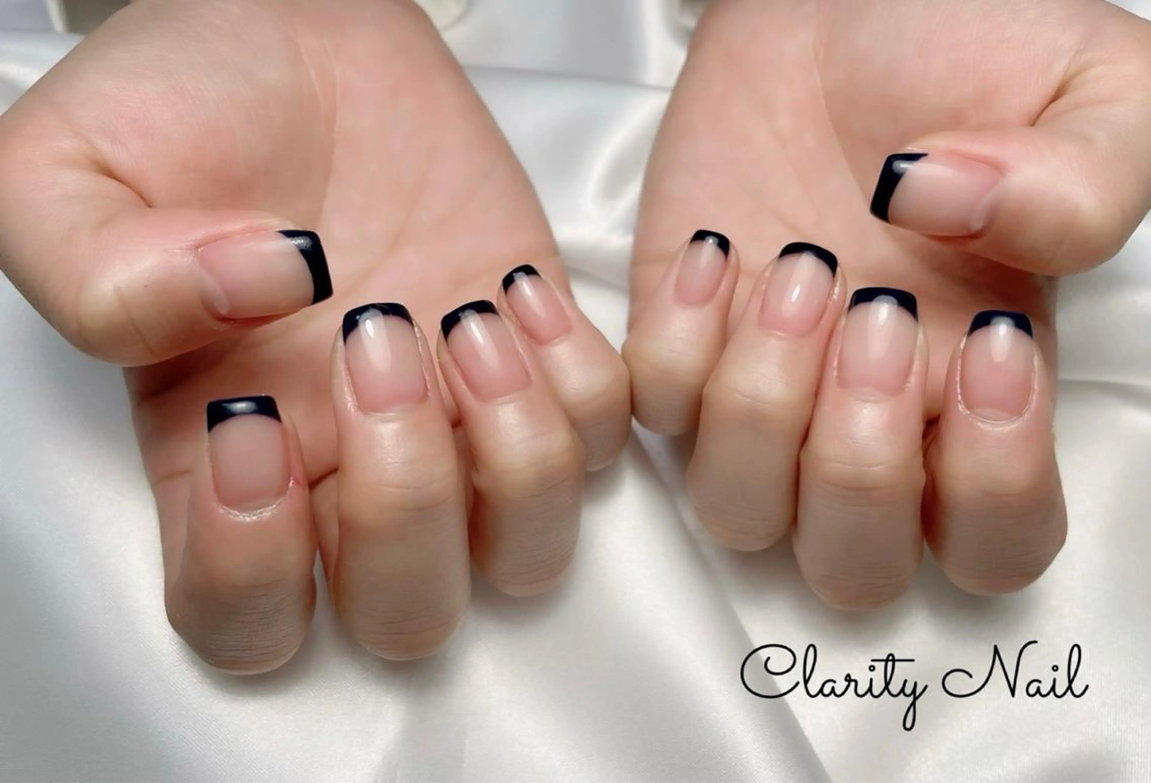 ネイル フレンチネイル ハンドネイル Clarity Nailのネイルデザイン