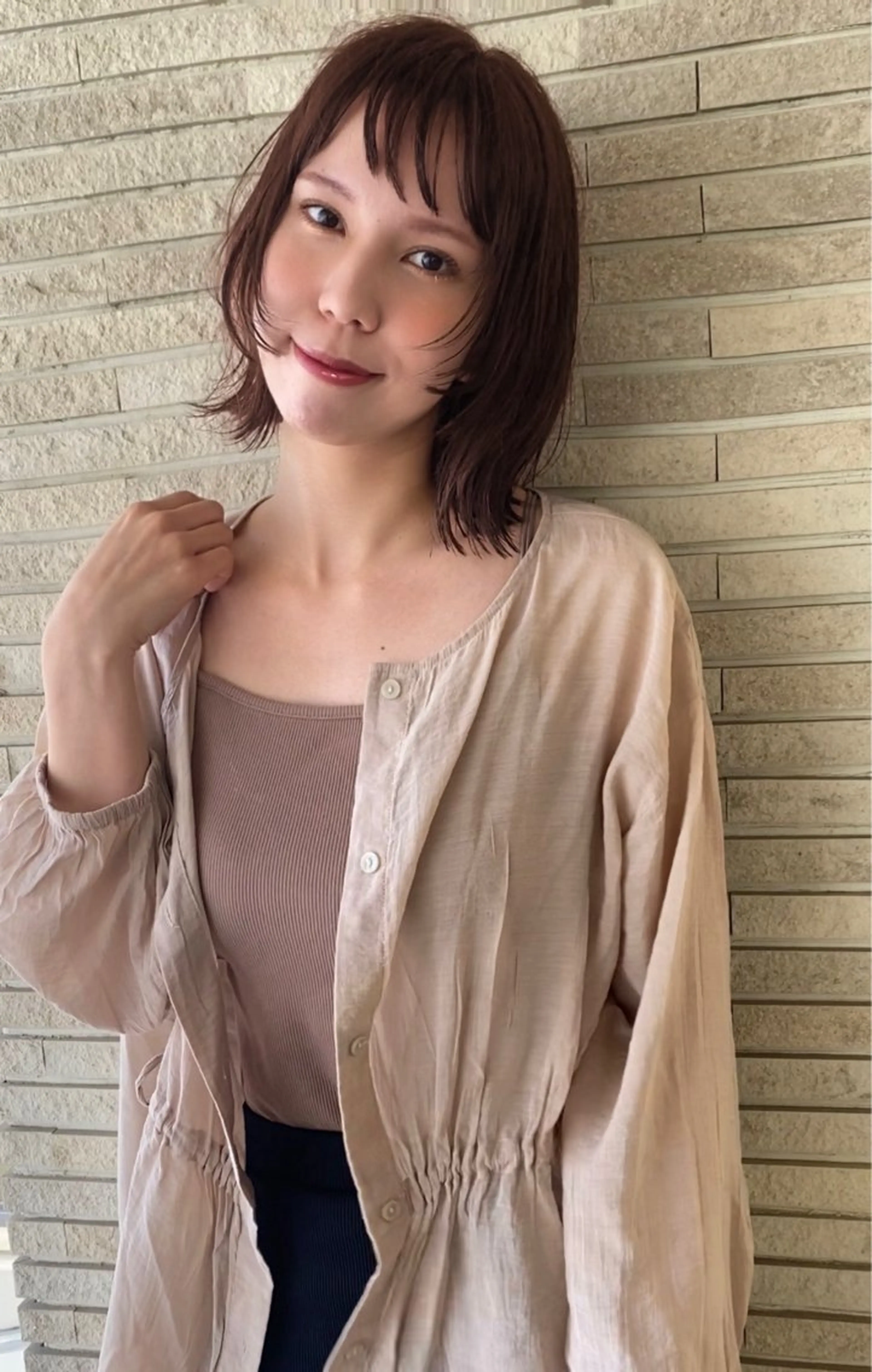 ミディアム カラー イルミナカラー カット ヘアカラー grand juteのヘアスタイル