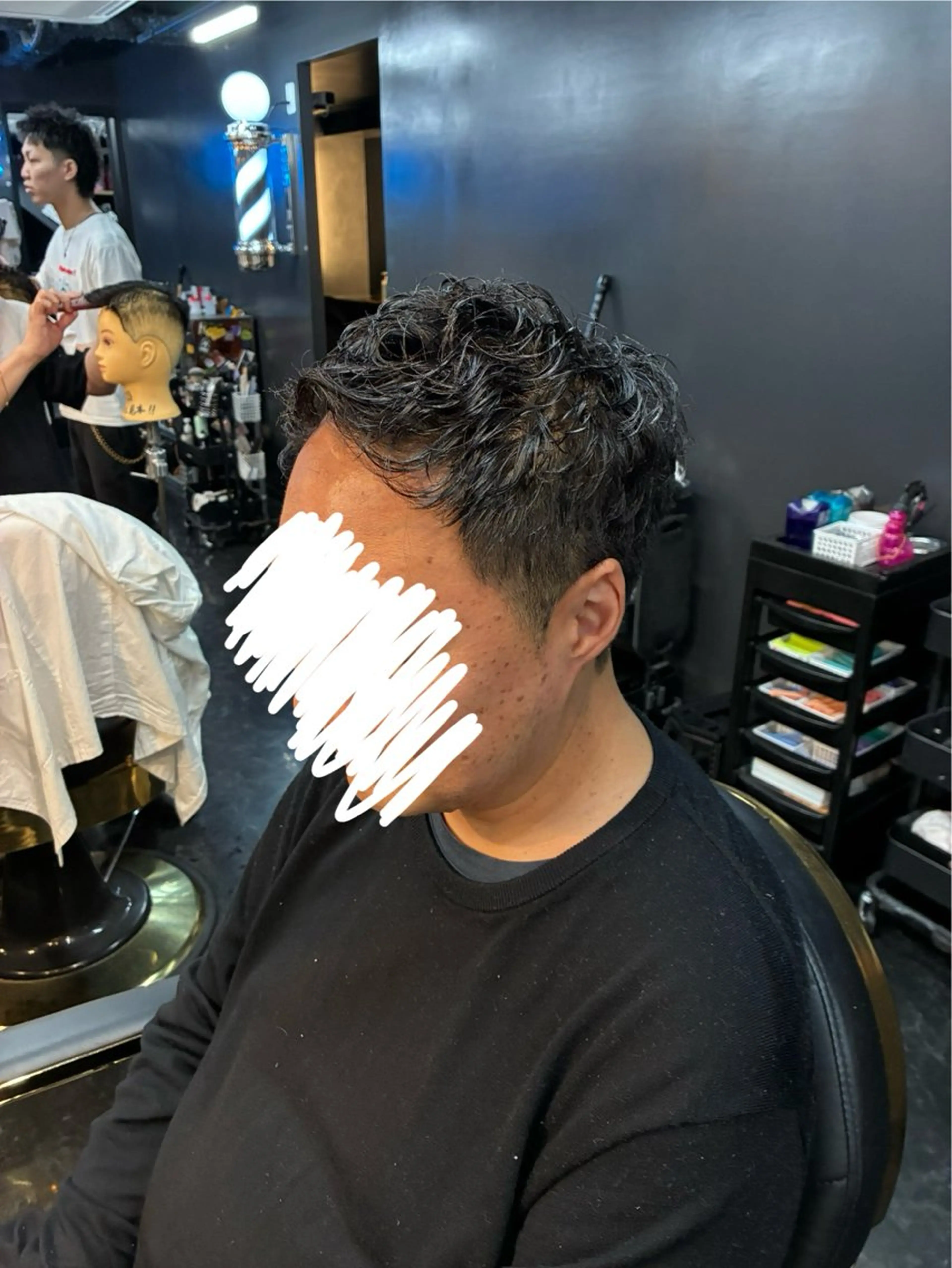 ショート パーマ KINGSMAN TOKYO 立川北口店所属・大澤 亜論のヘアスタイル