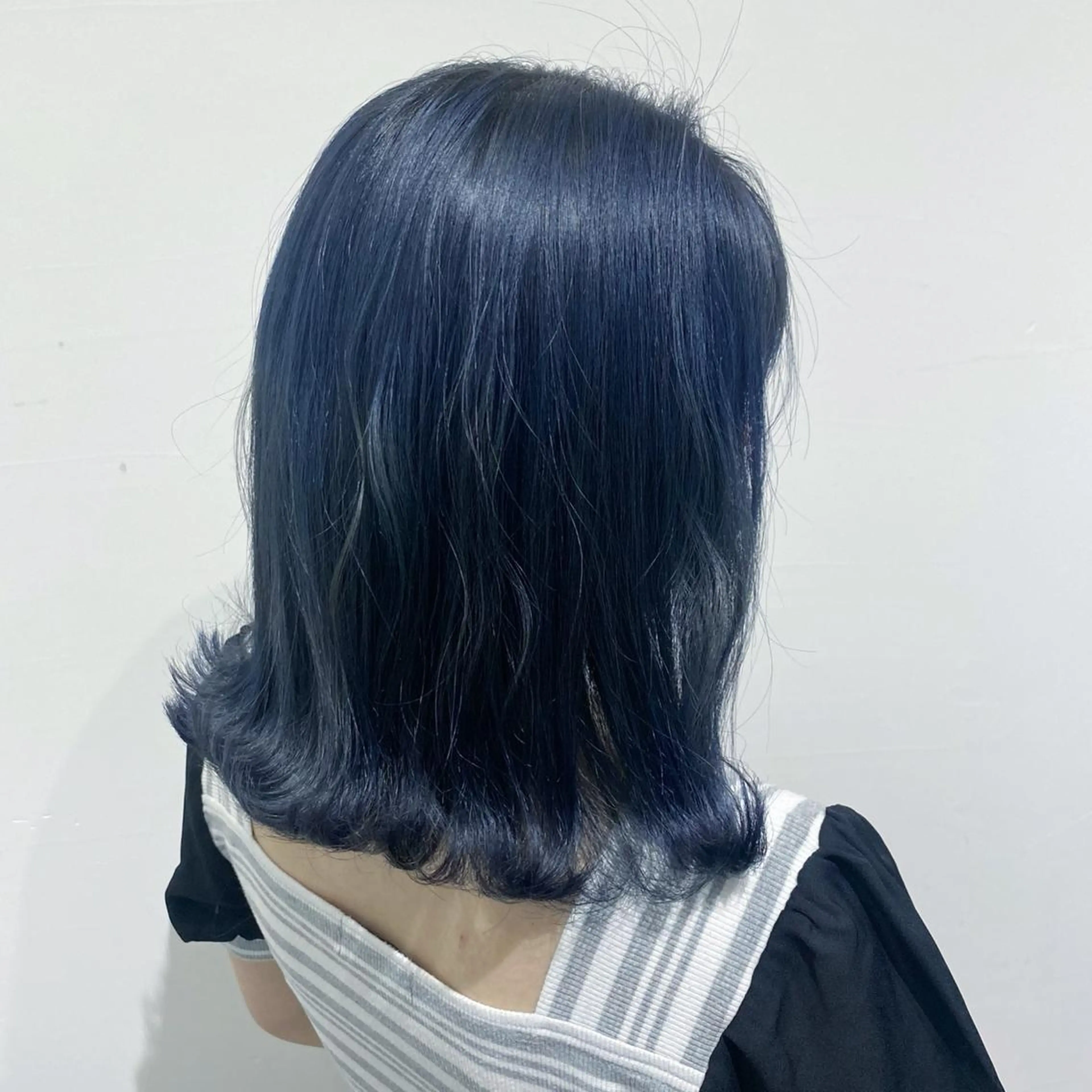 ミディアム ミストバング ハイライト 髪質改善 ヨシンモリ 韓国風ヘア ヘアカラー 韓国ヘア特化 💟 ララア 💟のヘアスタイル