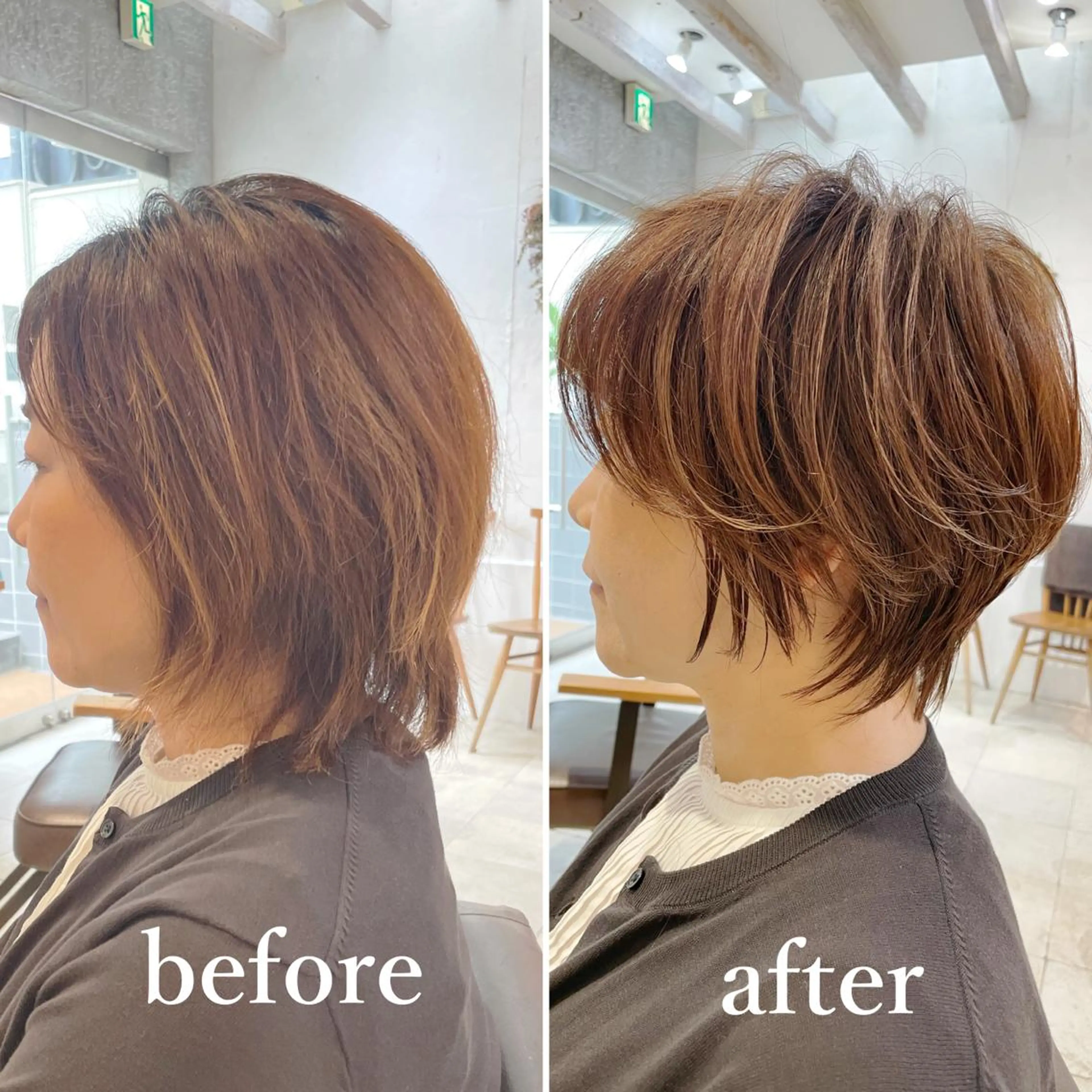 ショート 表参道/大人ショート カットモデル募集⭐︎のヘアスタイル