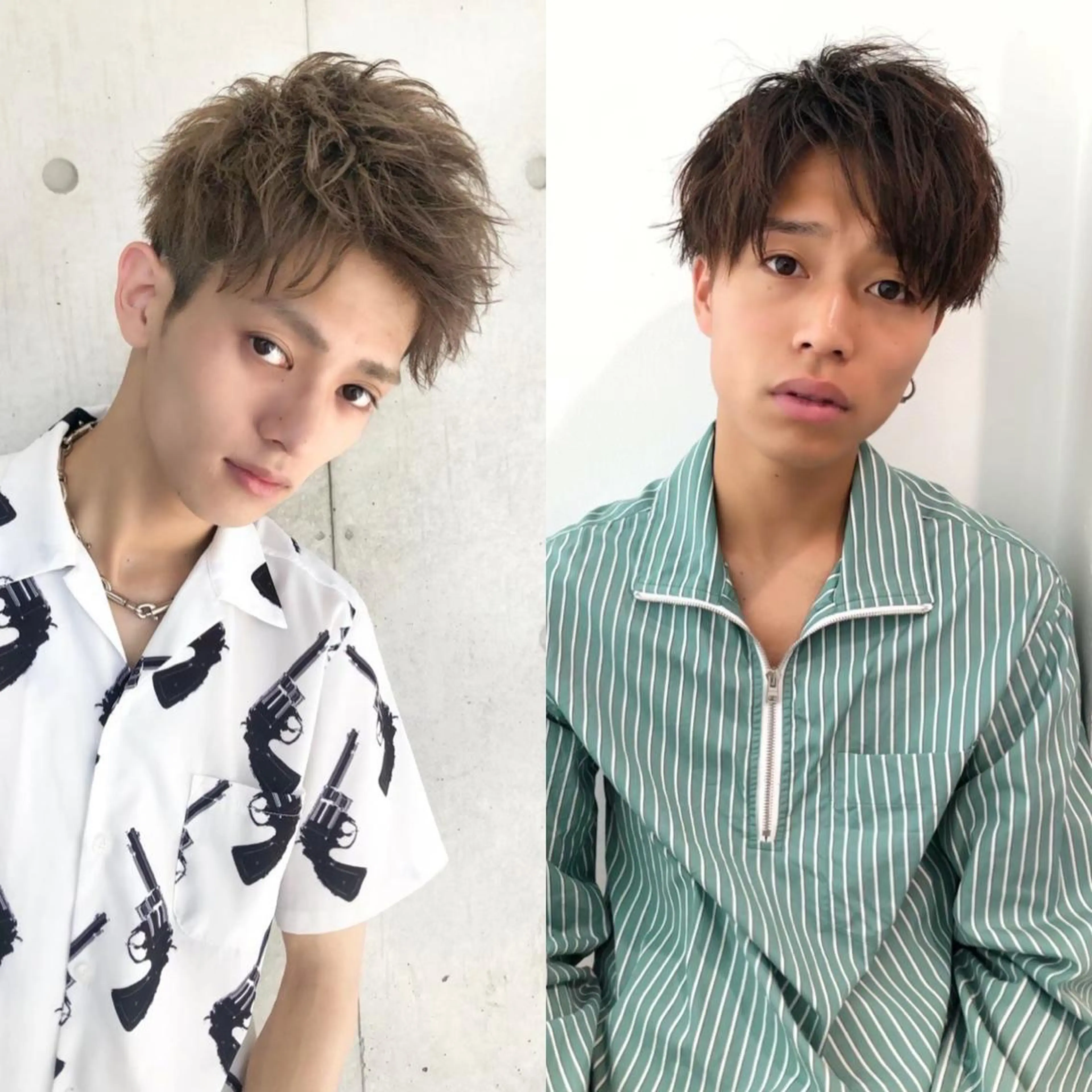 ショート カラー パーマ メンズ 【メンズサロン】 BLUCK 横浜のヘアスタイル