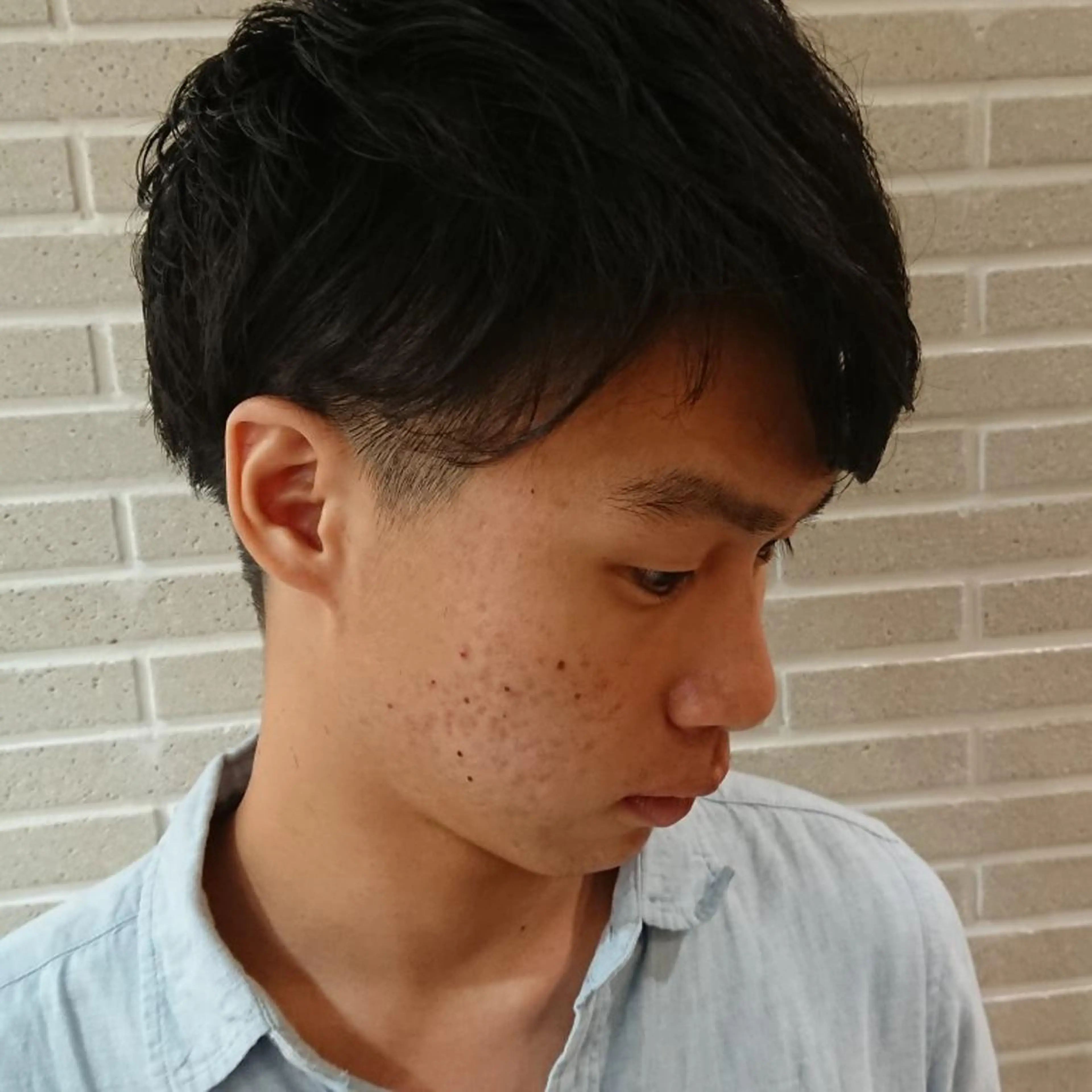 カラー パーマ ヘアアレンジ メンズ マッシュ ブリーチ/ヘアケア/ 艶髪/イギチハルのヘアスタイル