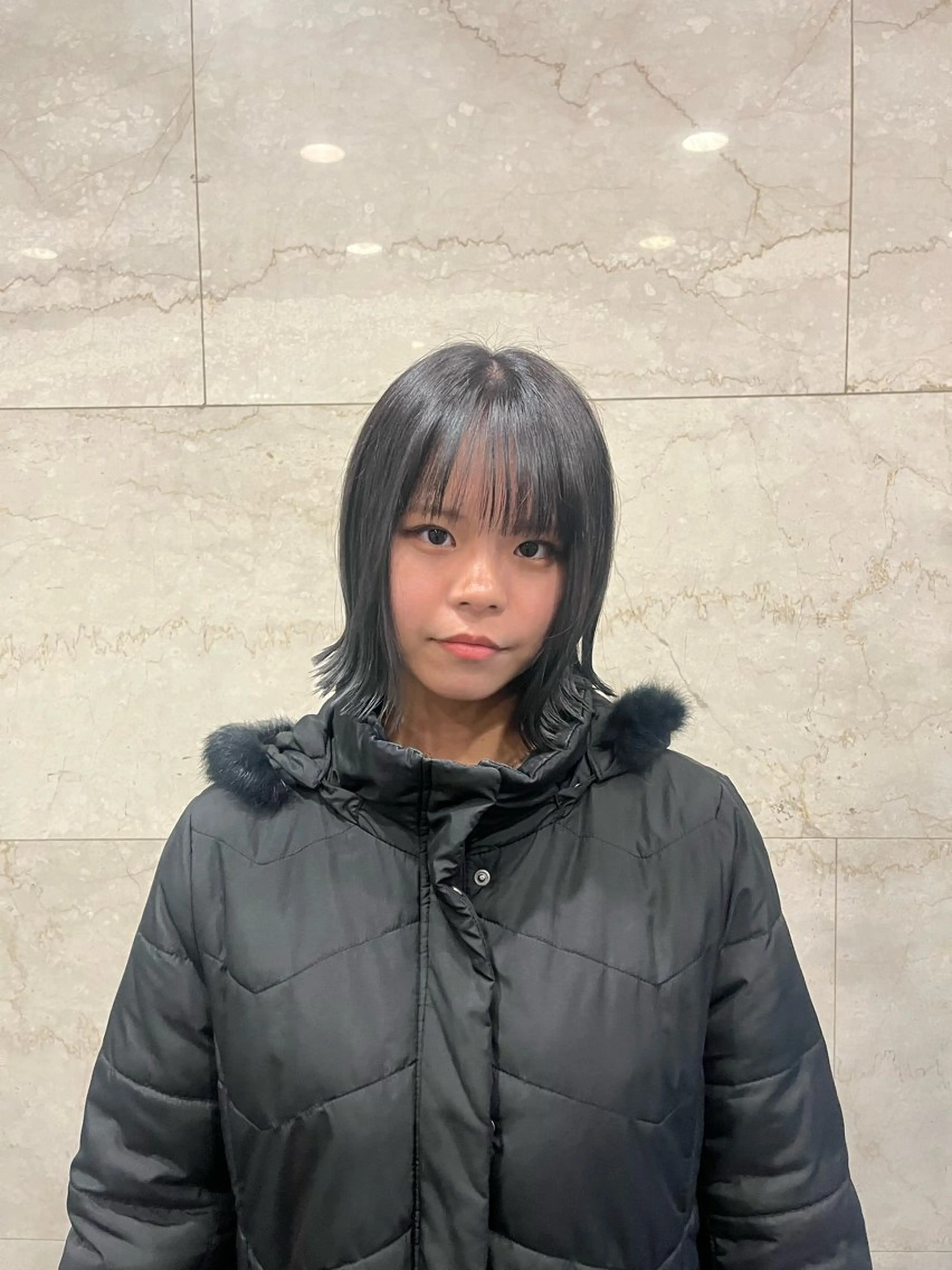 ショート カット えんぐちとも／透明感 カラー／博多ボブのヘアスタイル