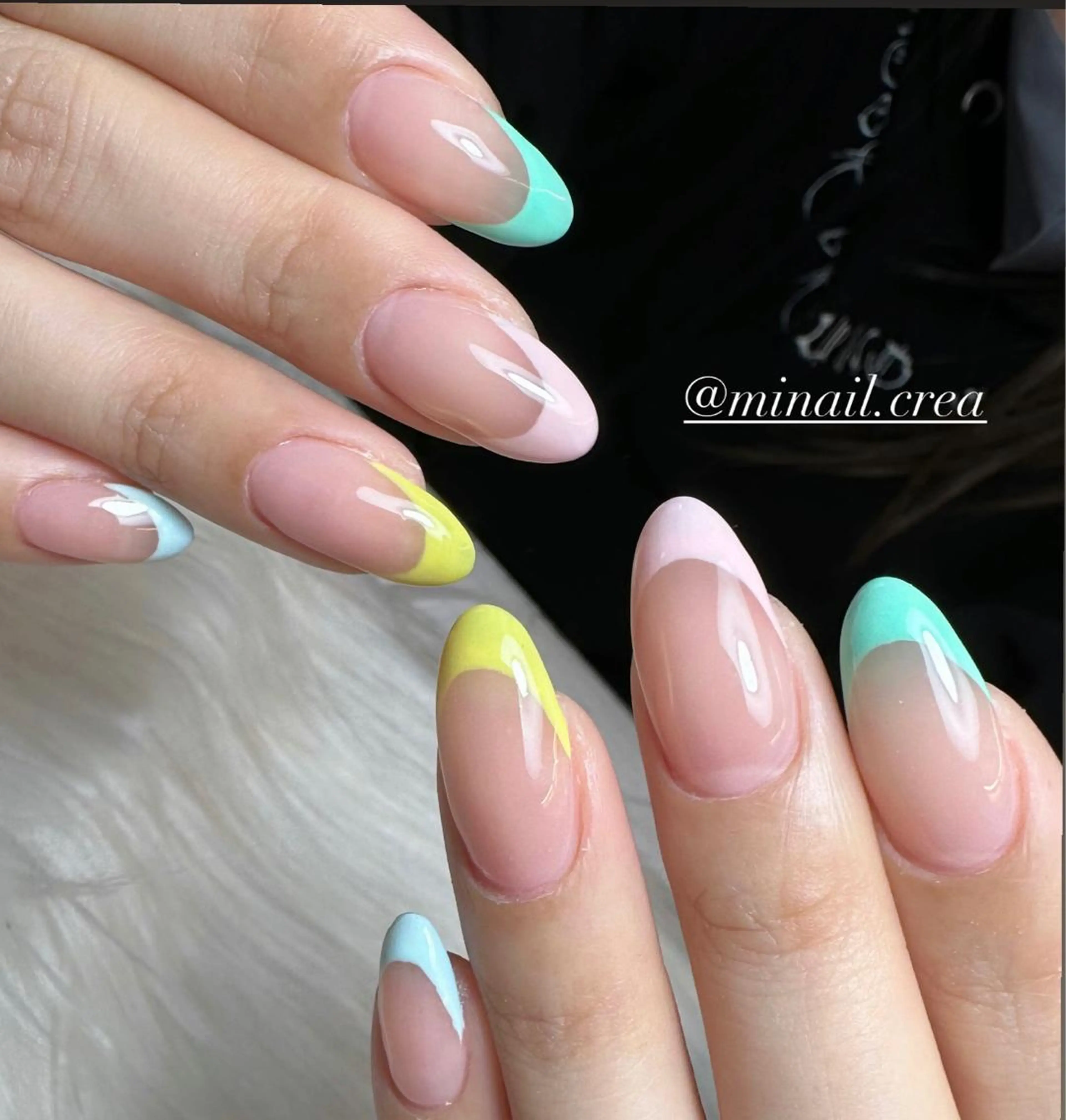 ネイル フレンチネイル パステルネイル CRéA　-private nailsalon-所属・CReA nailのネイルデザイン
