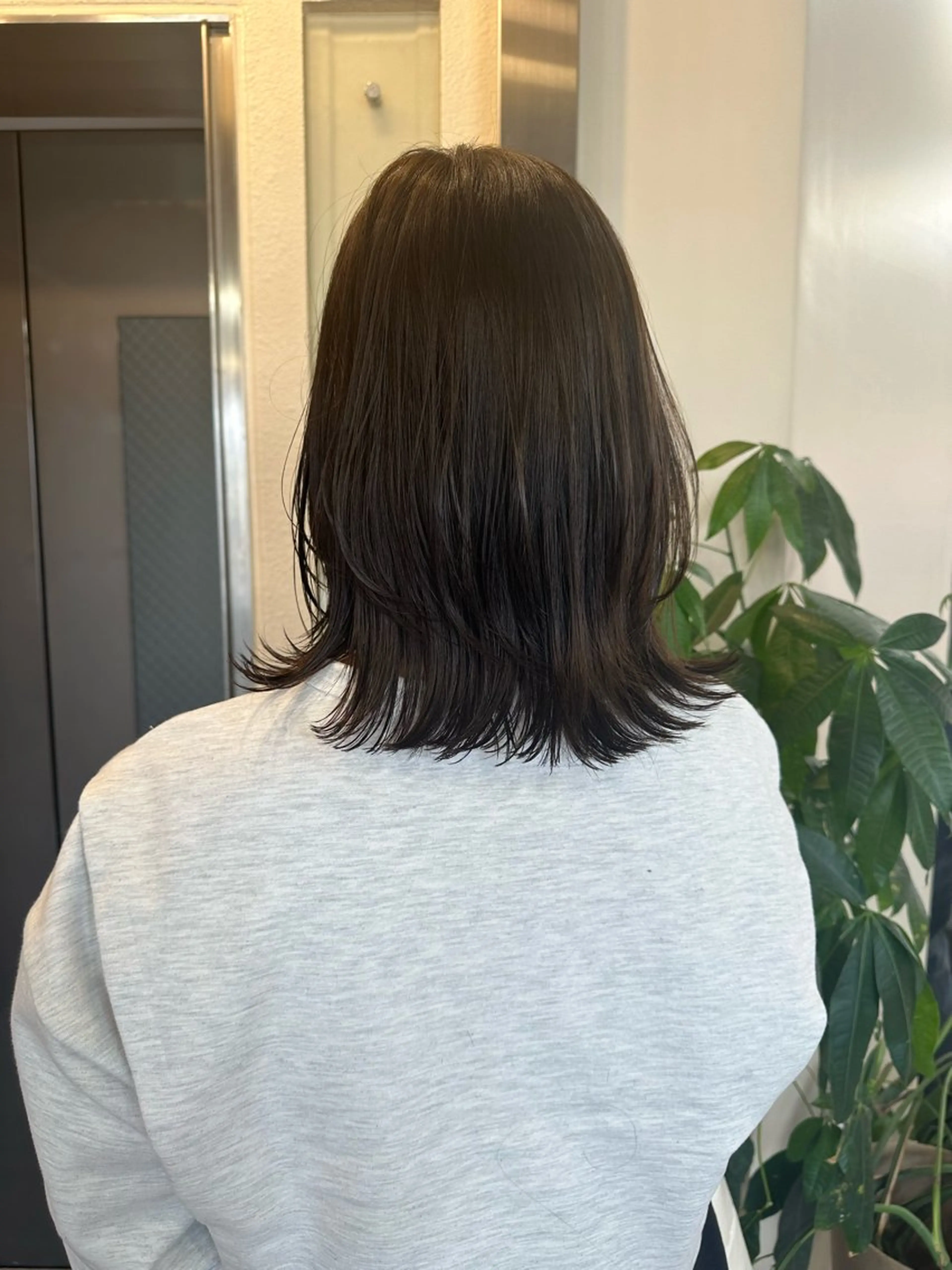 ミディアム レイヤー/顔周り 田山　穂波のヘアスタイル