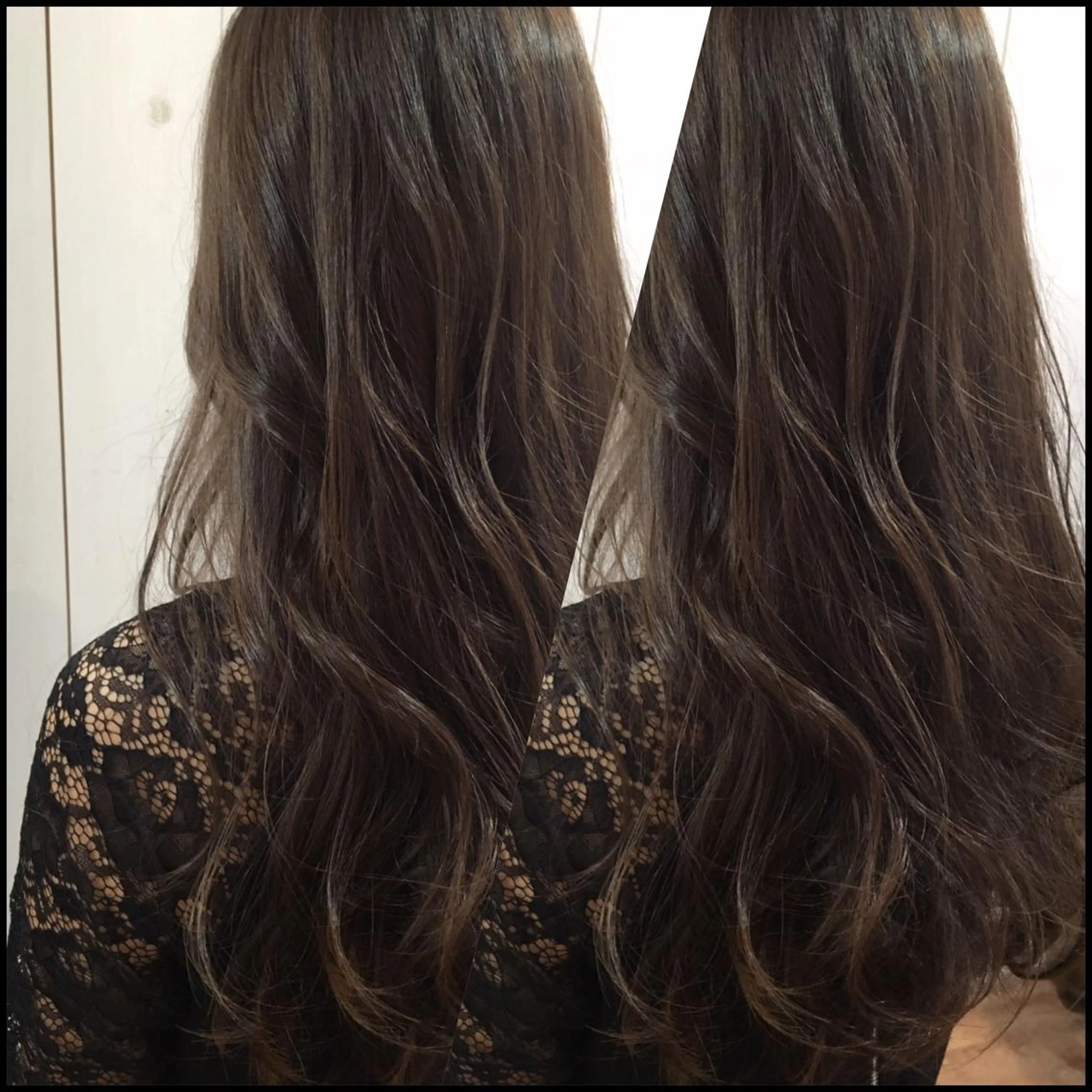 ロング カラー アッシュ ロング moku所属・【mokuオーナー】 ちはるのヘアスタイル