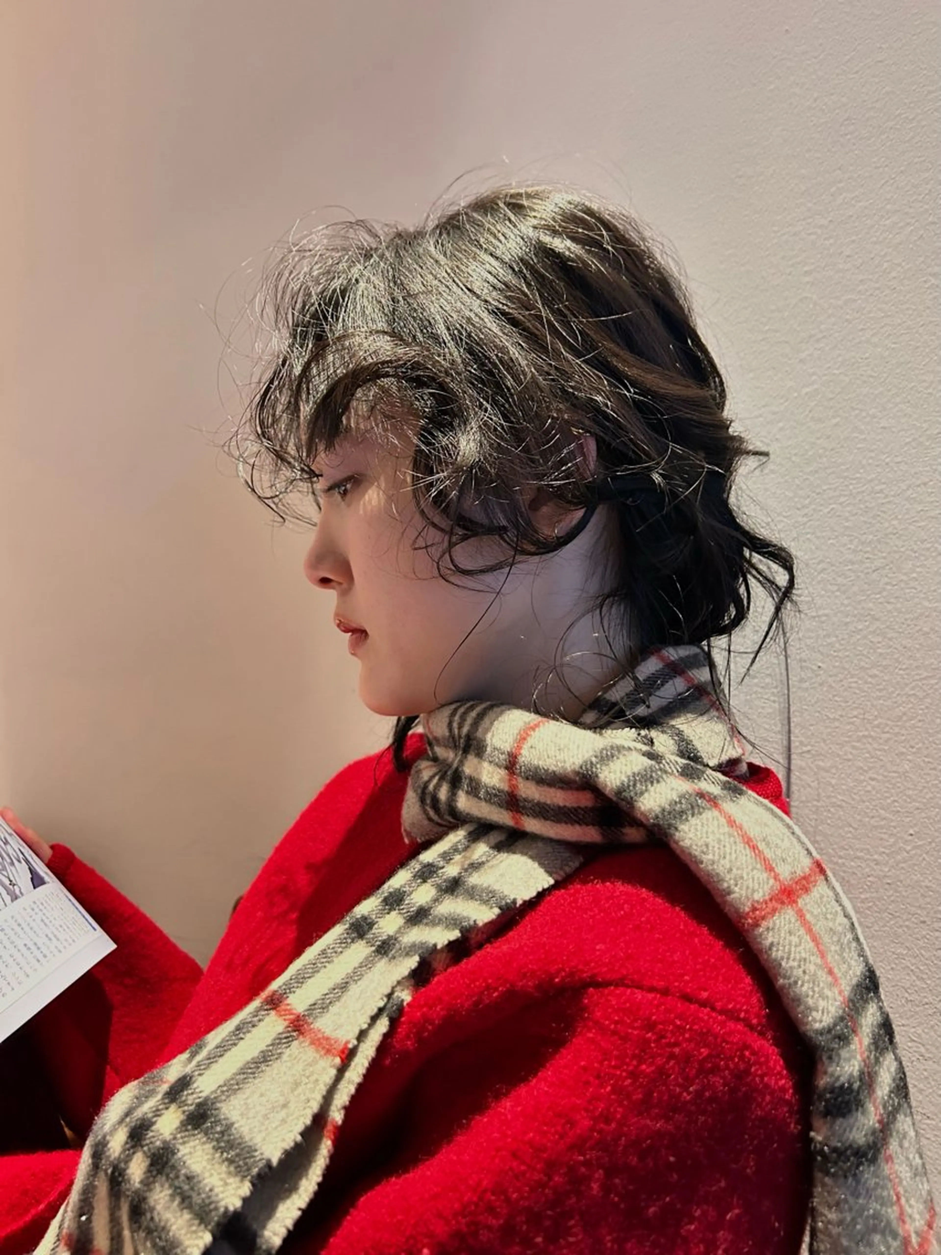 セミロング パーマ デザインカット/ パーマ/nanaのヘアスタイル