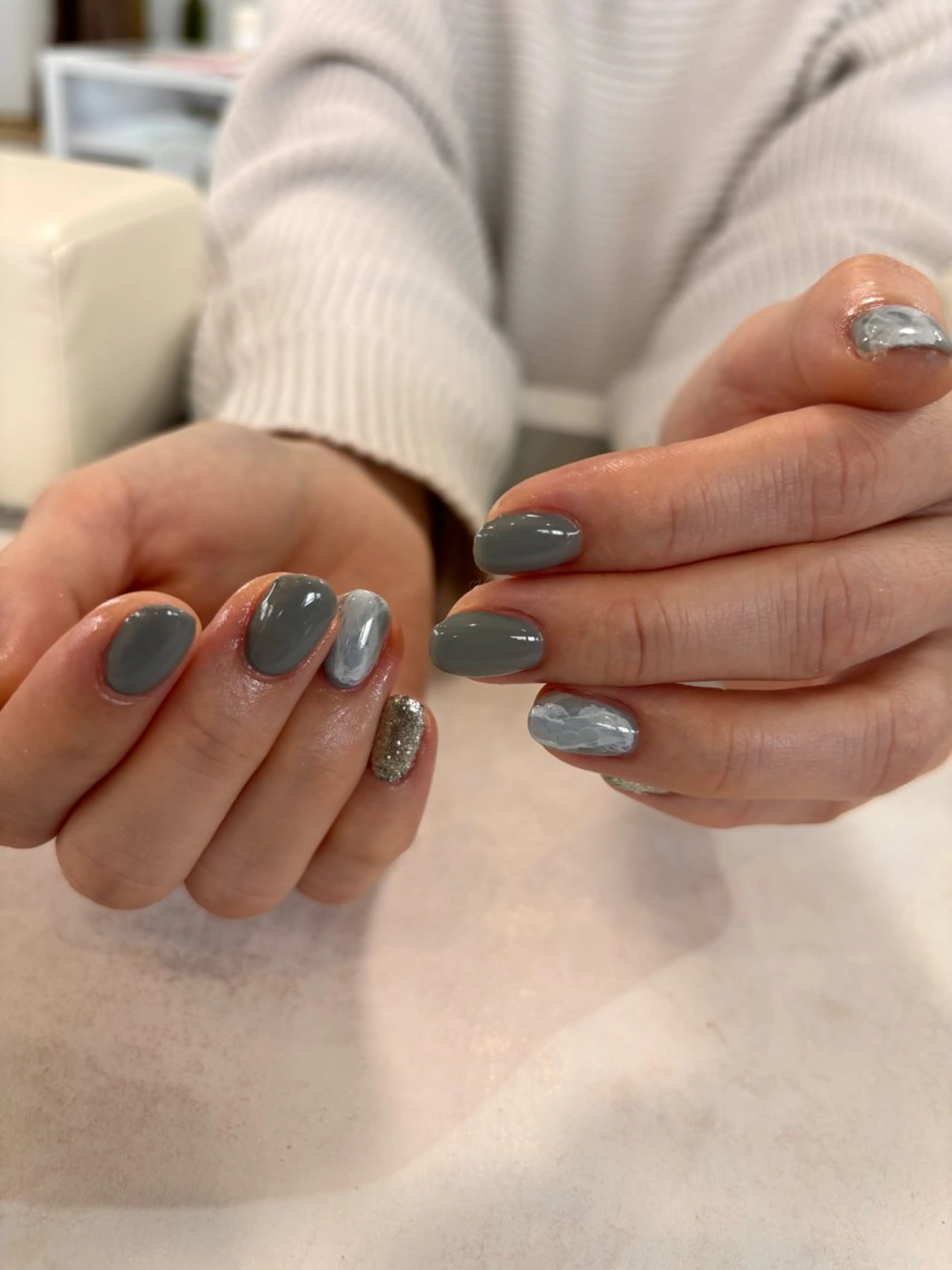 ミディアム ハンドネイル lalaroom. nailsalon航空公園店所属・lala room.のネイルデザイン