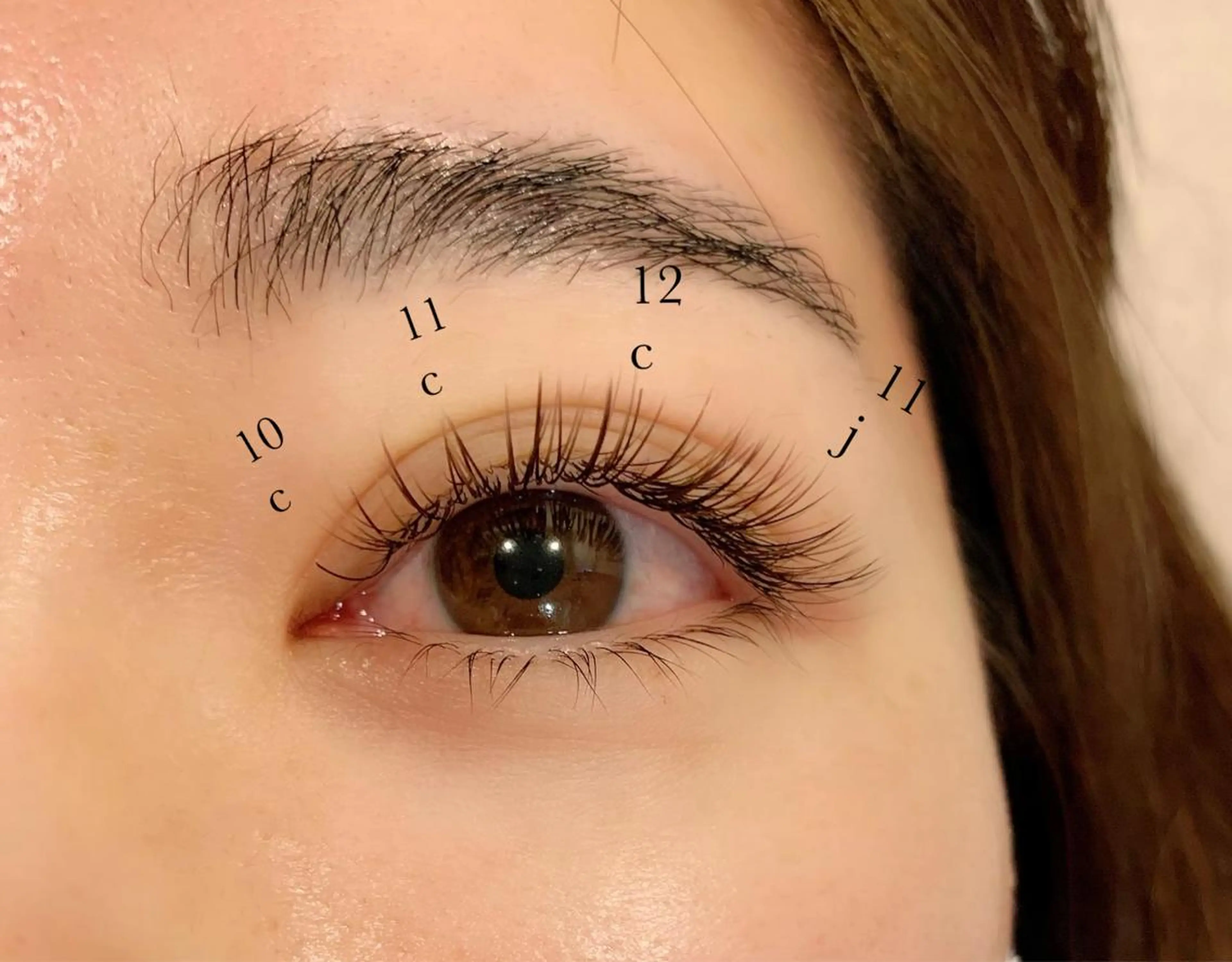 マツエク・マツパ カラーマツエク r:na所属・r:na 【リーナ】のマツエク・マツパデザイン