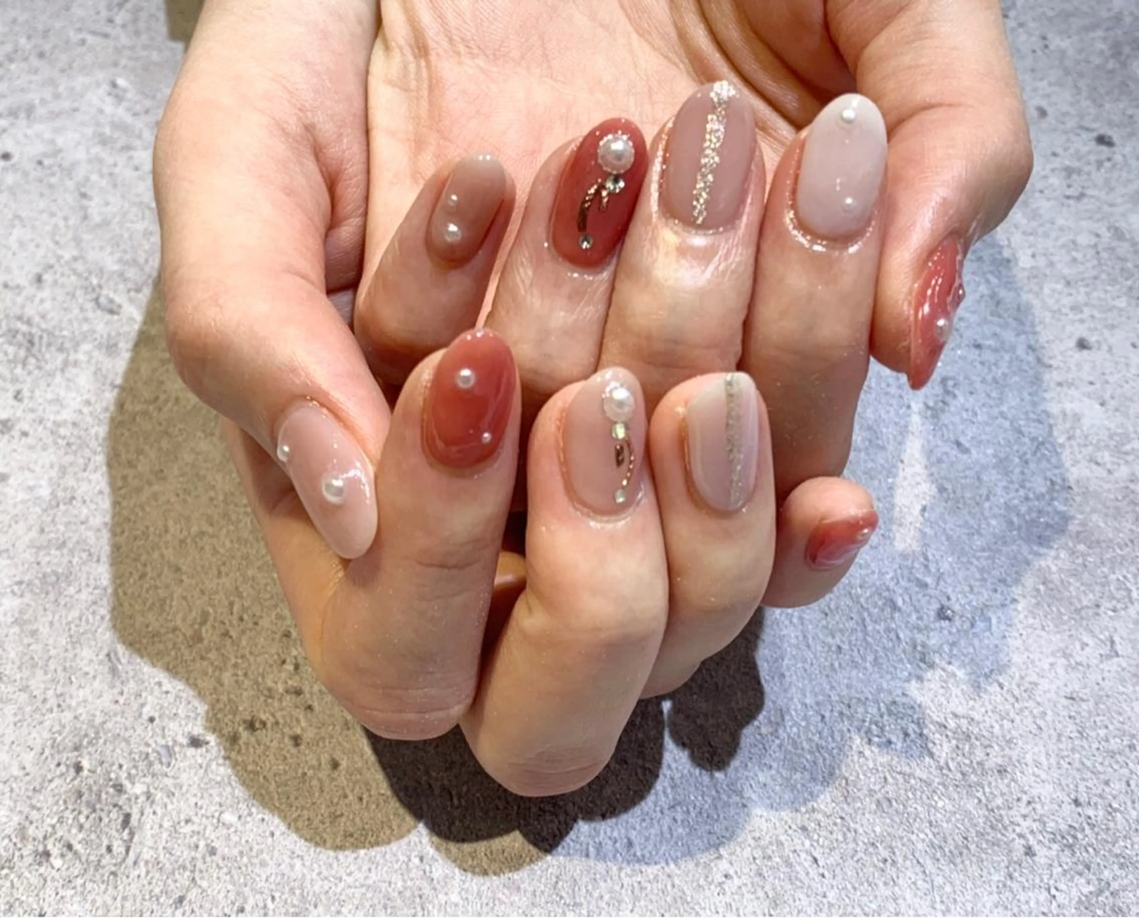 ネイル 舞田 苑香のネイルデザイン