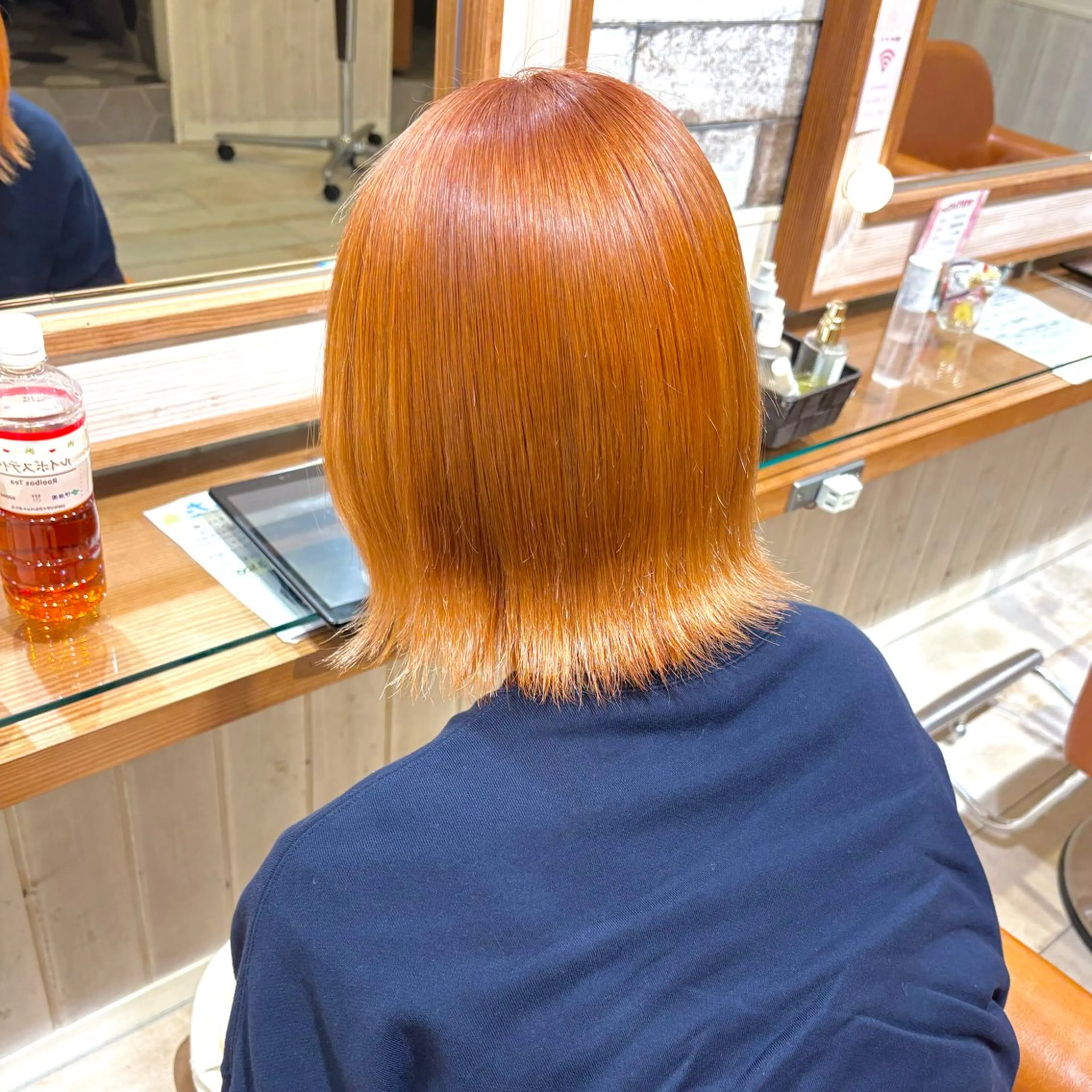 ショート ボブ ヘアカラー 🌸小島友梨香🌸 ブリーチカラーのヘアスタイル