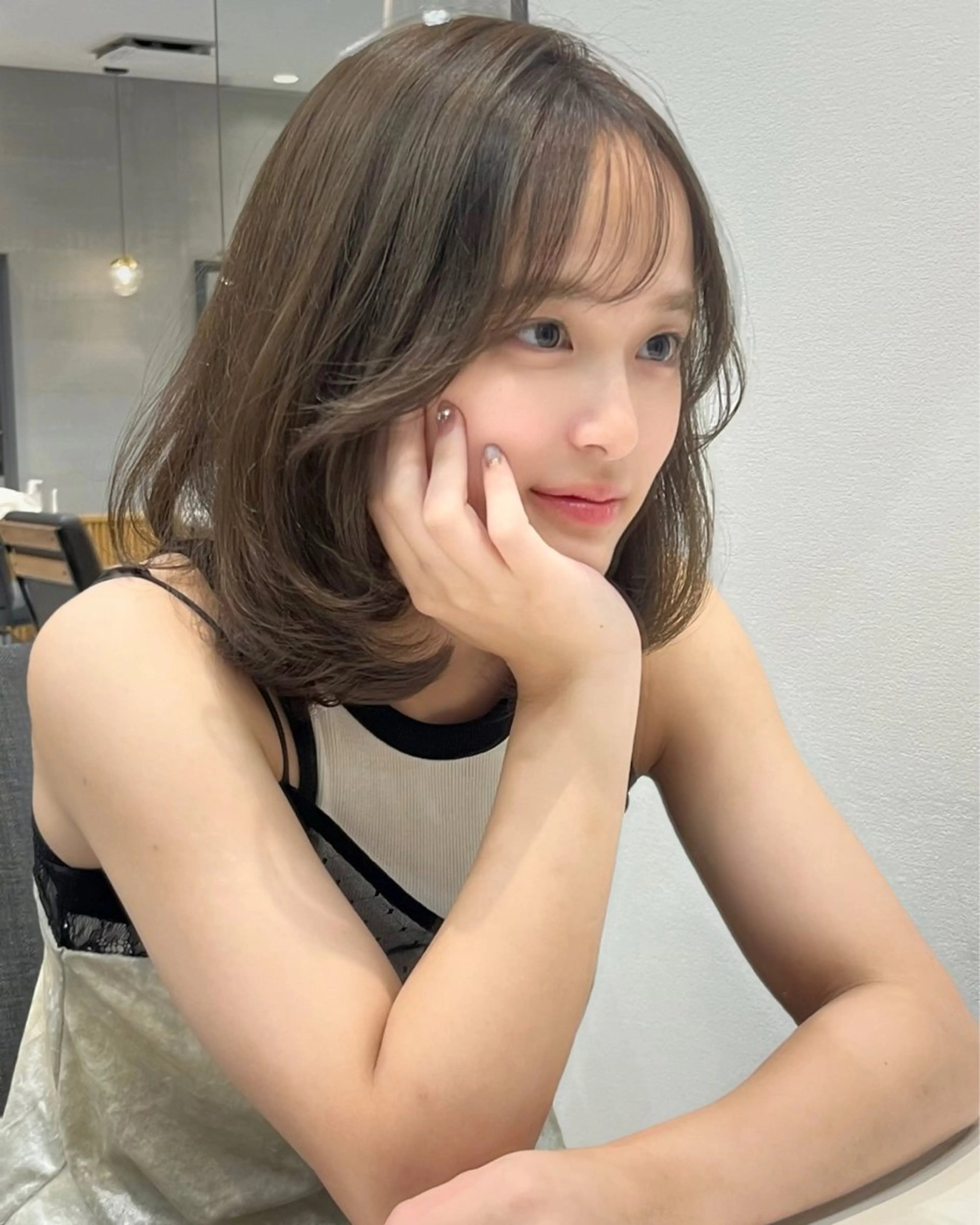 ショート カラー 木元 瑛✂︎ボブのヘアスタイル