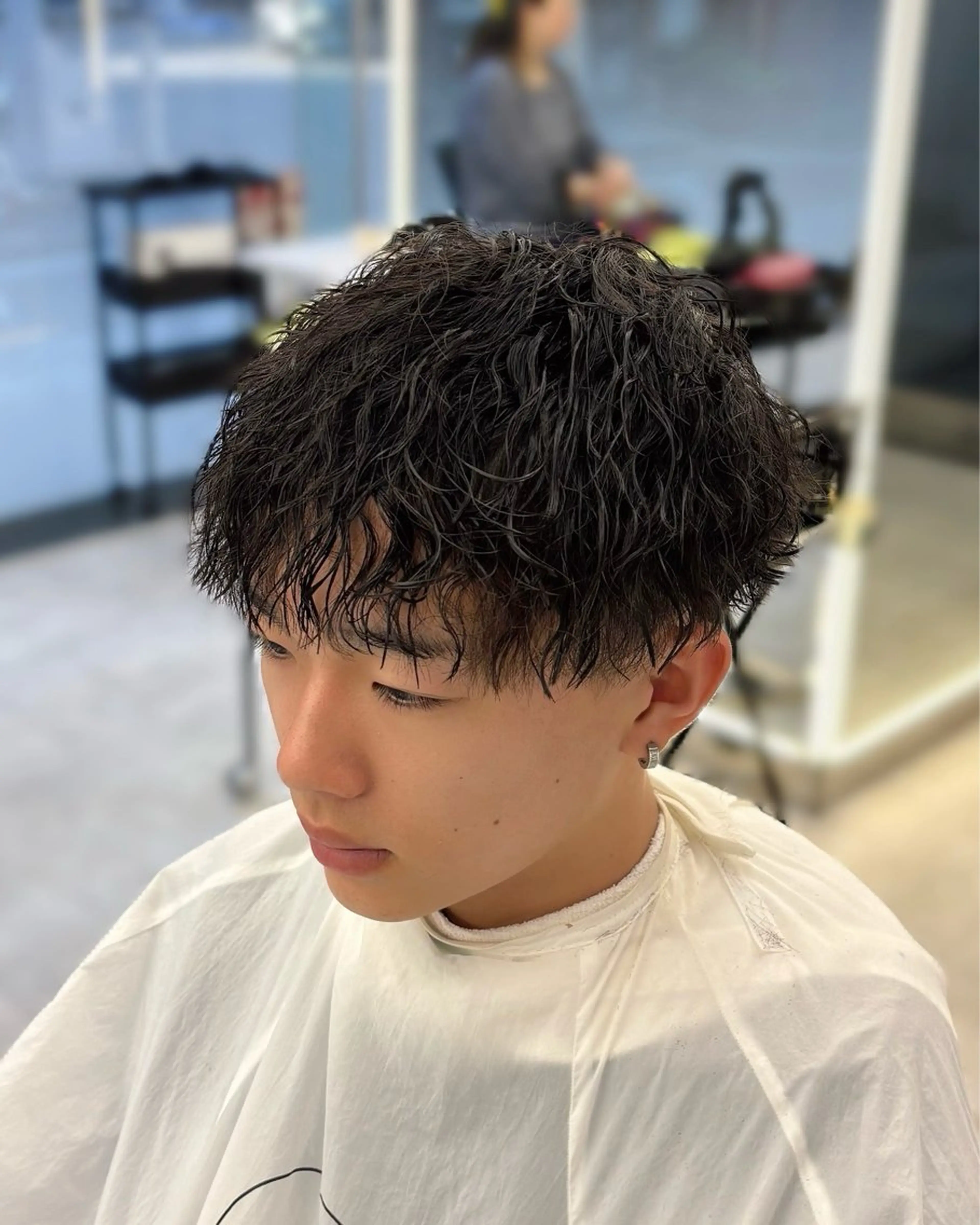 カット＋ツイストスパイラルパーマの写真